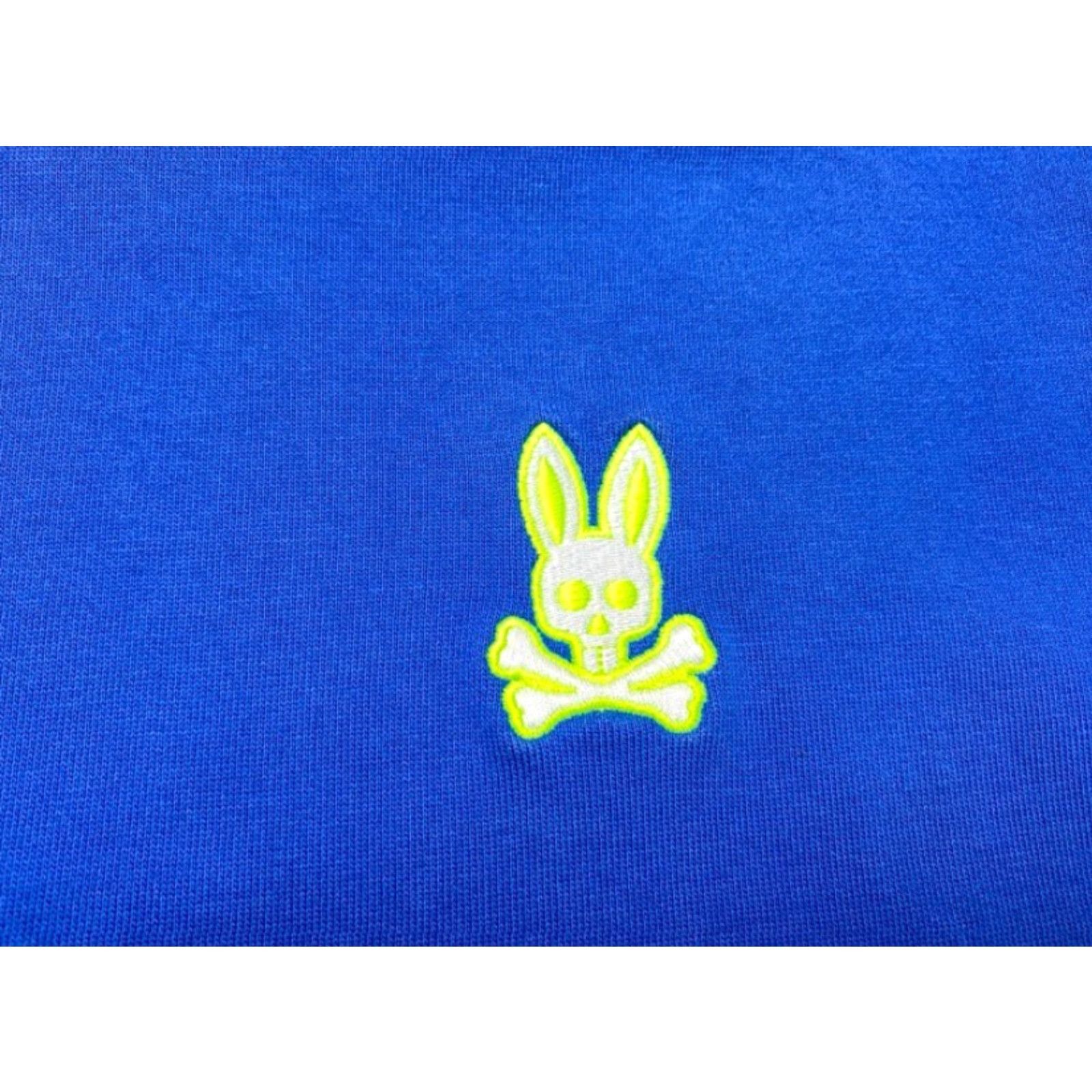 Psycho Bunny Psycho Bunny Hoodie Mens 2XL Royal Blue Chartreuse Green Words Embroidered 8227 Size US XXL / EU 58 / 5 - 5 Thumbnail