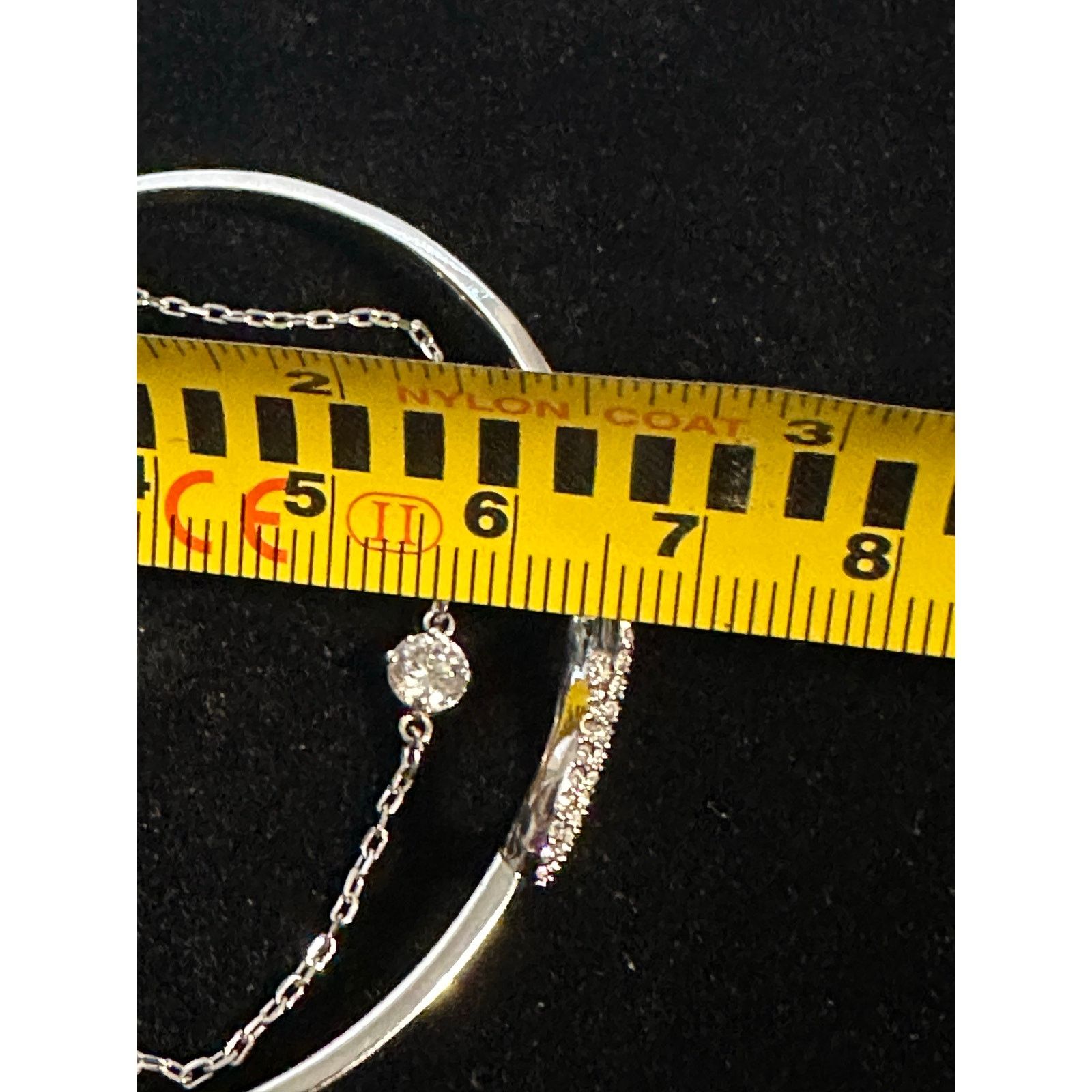 Swarovski SWAROVSKI Hyperbola bangle Infinity, White, Rhodium plated Size ONE SIZE - 10 Thumbnail