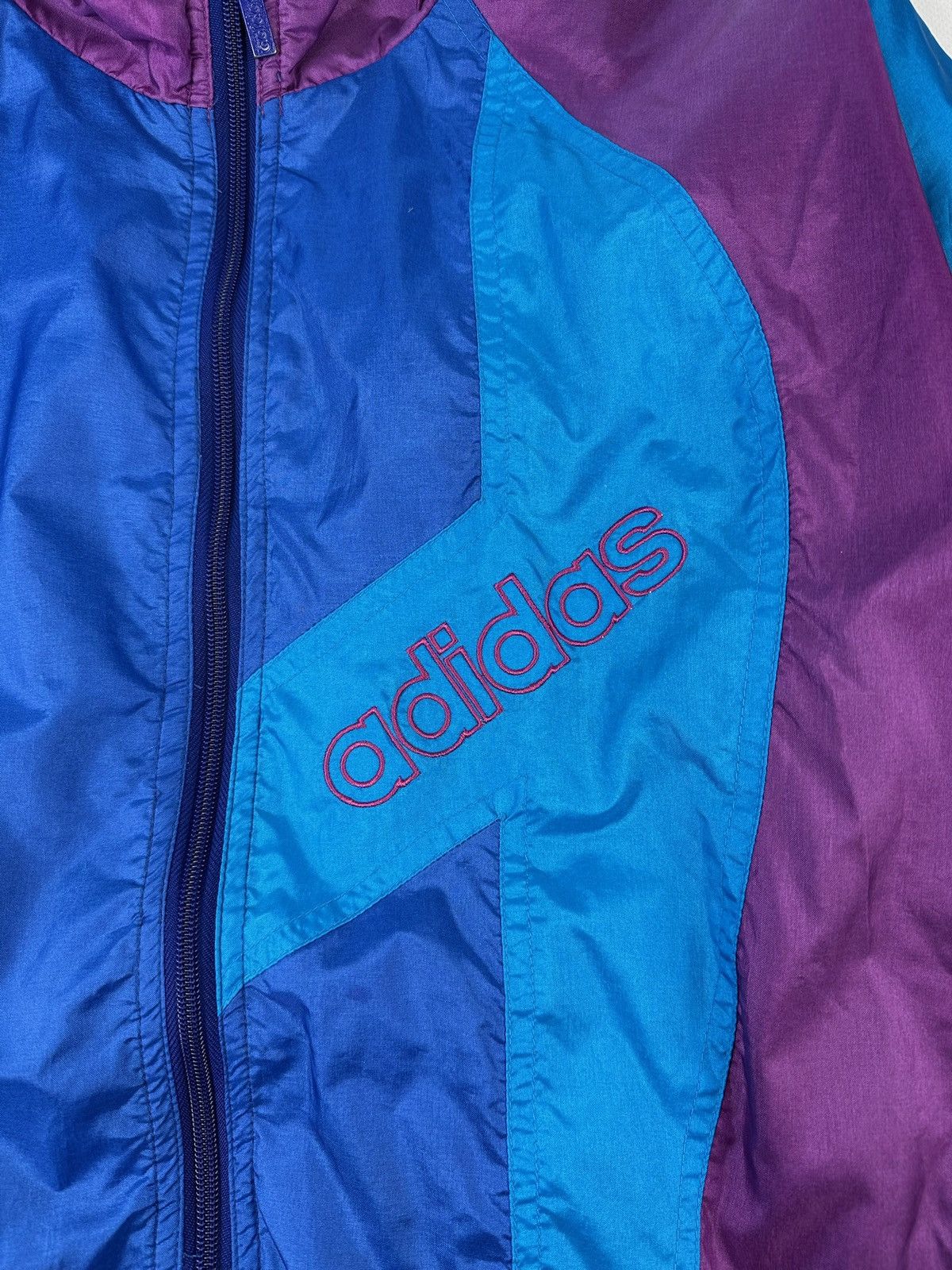 Adidas × Vintage RARE 90s Vintage Adidas Nylon Track Suit Jacket Pants techno Size US M / EU 48-50 / 2 - 7 Thumbnail