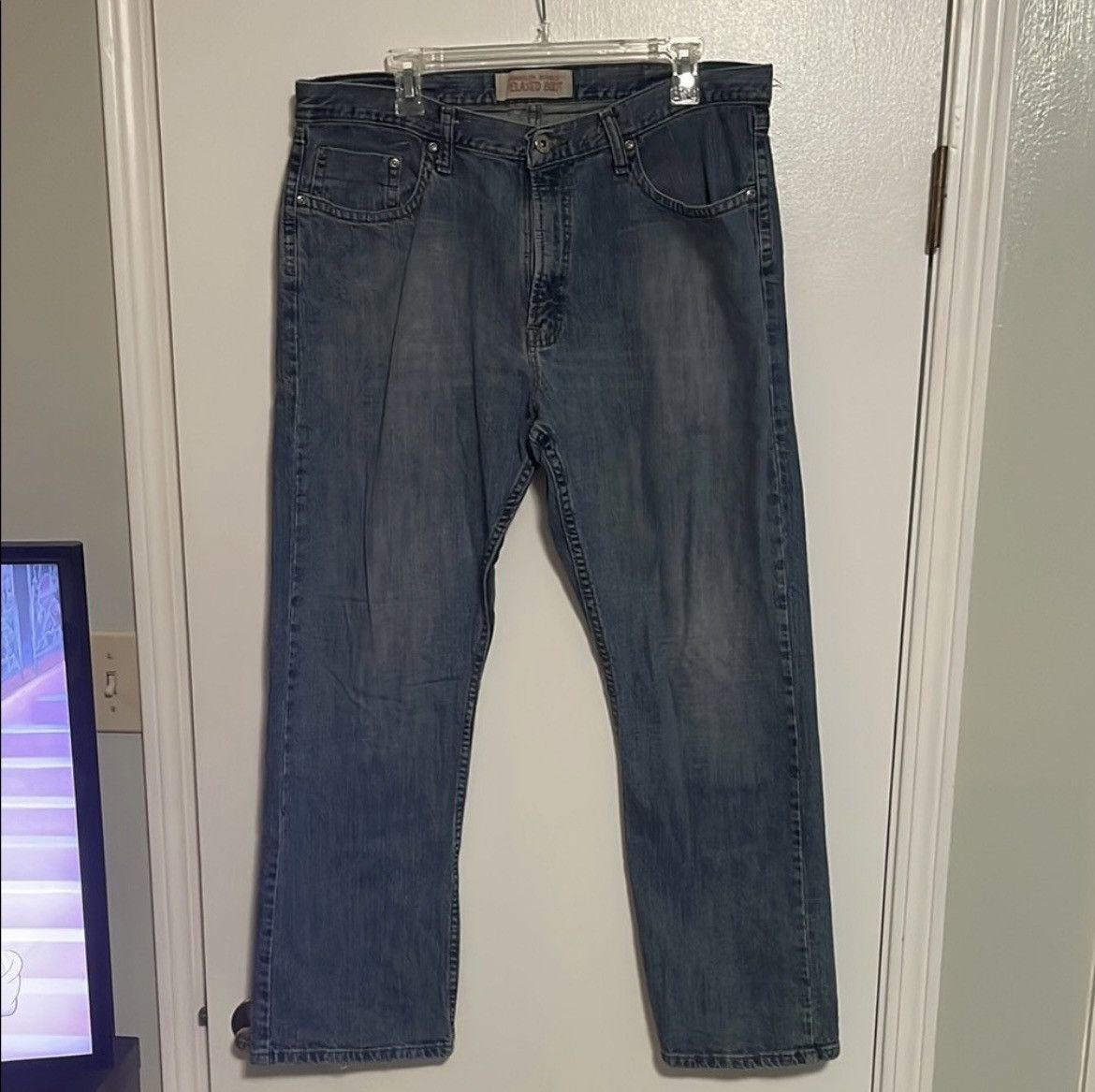 Wrangler Wrangler Blue Relaxed Bootcut Jeans Size US 36 / EU 52 - 1 Thumbnail