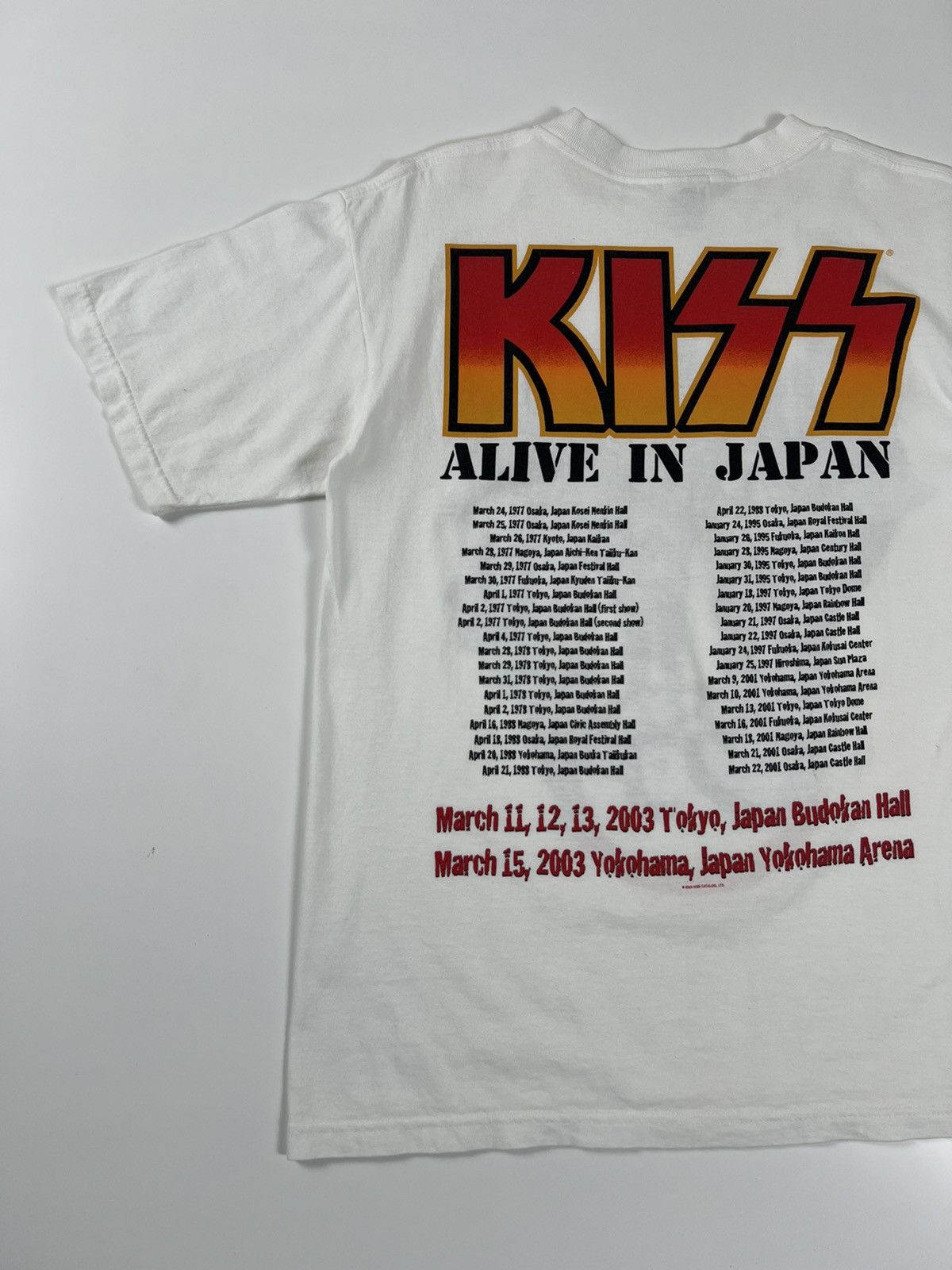 Anvil × Band Tees × KISS Kiss Tour Alive In Japan 2003 Tee Size US M / EU 48-50 / 2 - 6 Thumbnail