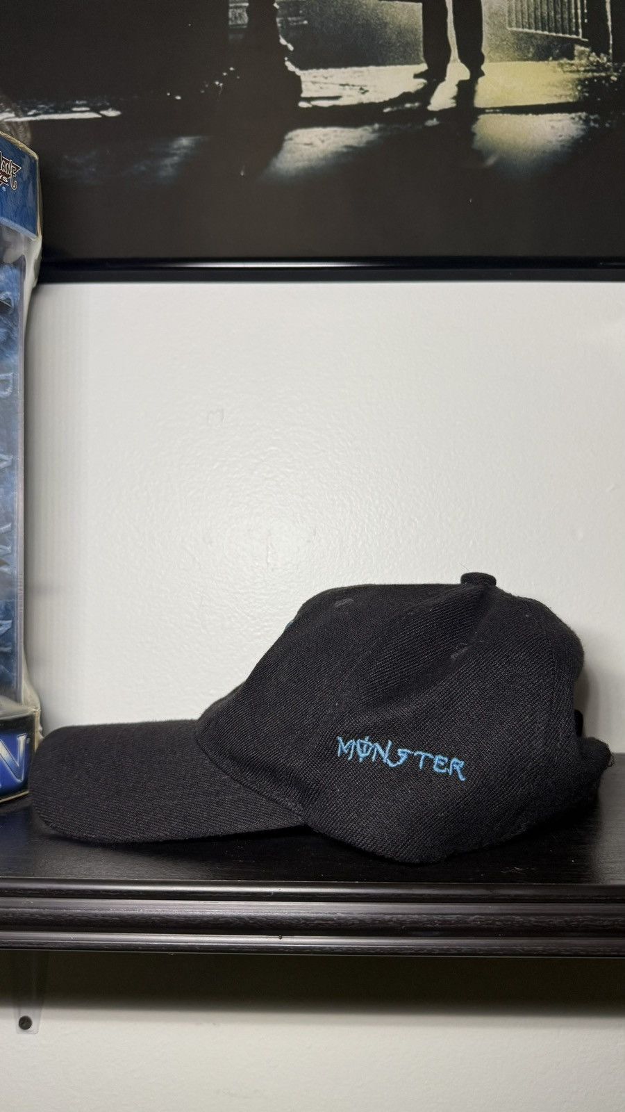 Other Y2K 2000s Embroidered Blue Monster Hat Size ONE SIZE - 6 Thumbnail