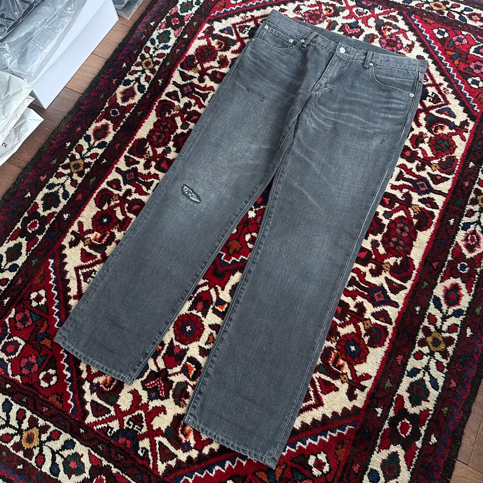 Visvim visvim 17aw 04d10 black jeans w34l30 Size US 34 / EU 50 - 4 Thumbnail