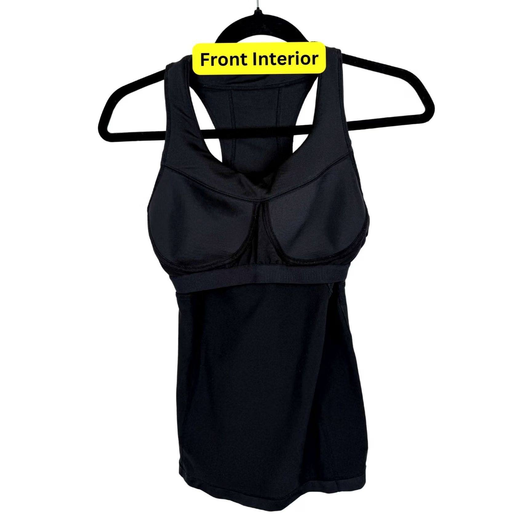 Athleta VINTAGE Athleta Black Built-In Shelf Bra Tank Top w/ Ball Pockets Tennis/Golf Workout-XS Size XS / US 0-2 / IT 36-38 - 5 Thumbnail