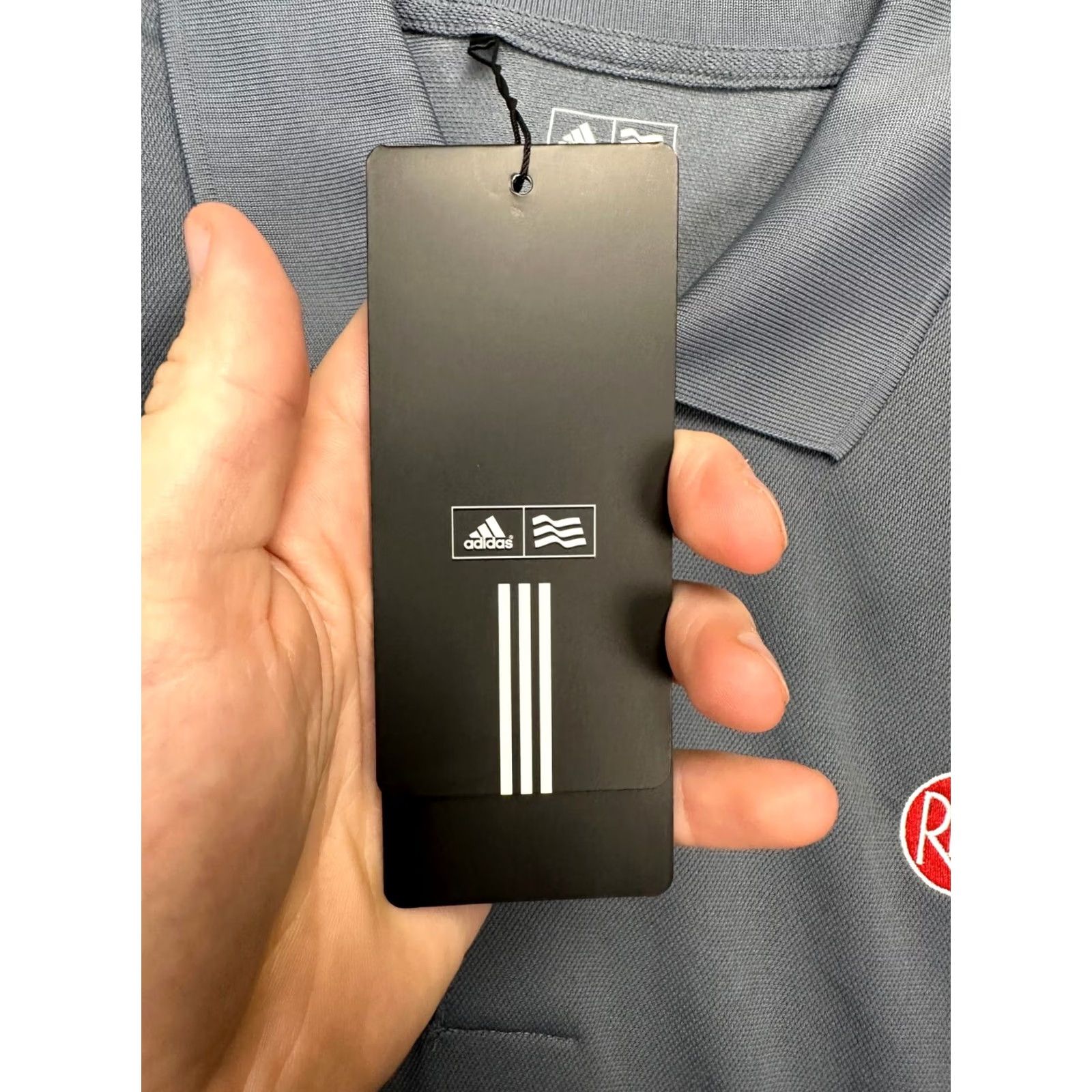 Adidas Adidas Golf Polo Shirt Mens Large Climalite Grey Short Sleeve Rugby Adult Athletic NEW Size US L / EU 52-54 / 3 - 2 Thumbnail