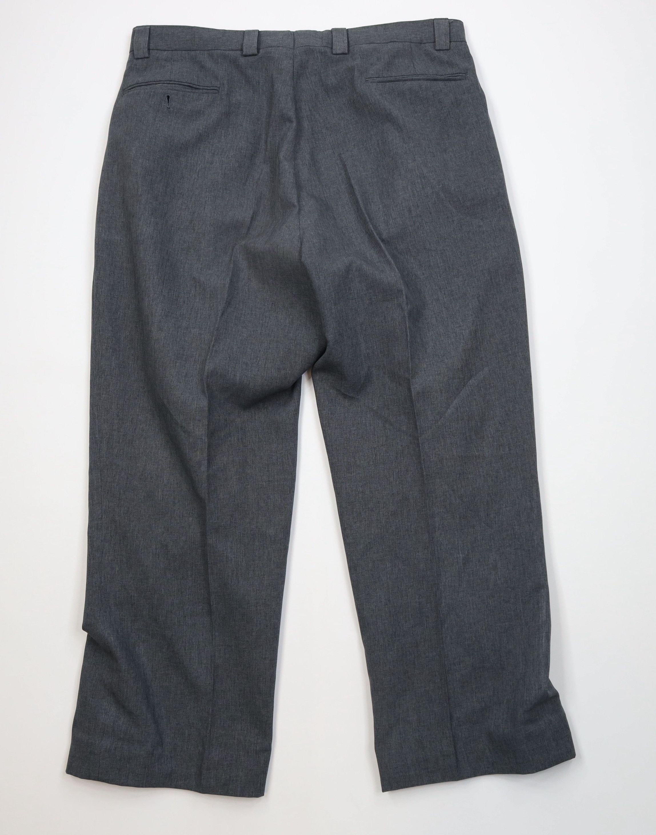 Vintage Vintage 90s Streetwear Baggy 3 Piece Knit Suit Wedding Size 46L - 23 Thumbnail