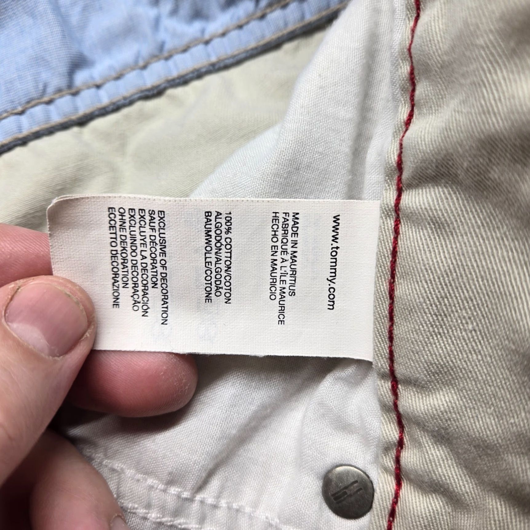 Tommy Hilfiger VINTAGE Tommy Hilfiger Pants Khakis Adult Men's Size 40 x 32 Beige 90s Size US 40 / EU 56 - 5 Thumbnail