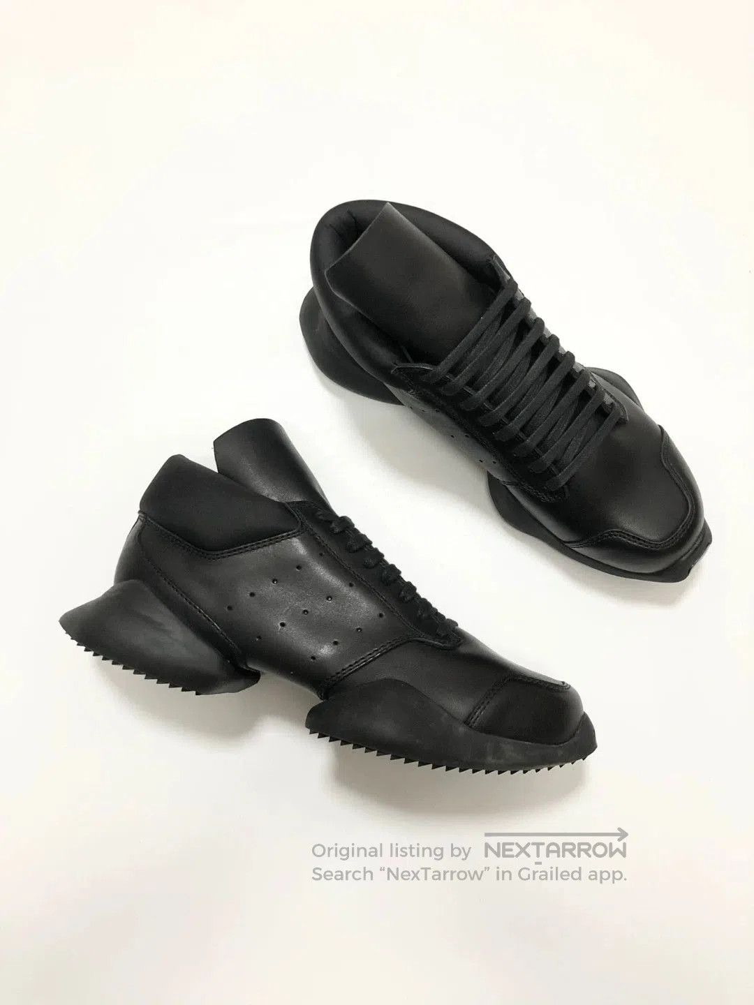 Rick Owens Rick Owens Black Low. Size US 6 / EU 39 - 3 Thumbnail