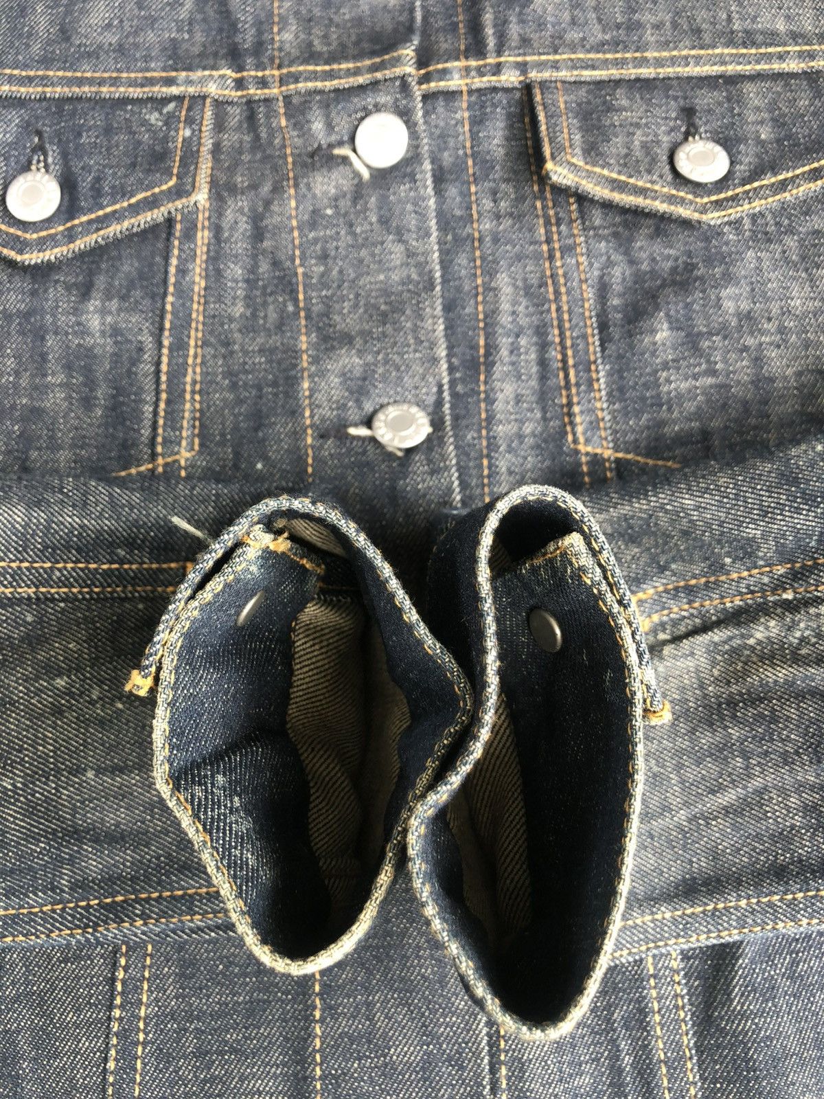 Helmut Lang Helmut Lang Classic Raw Denim Jacket Size US S / EU 44-46 / 1 - 19 Thumbnail