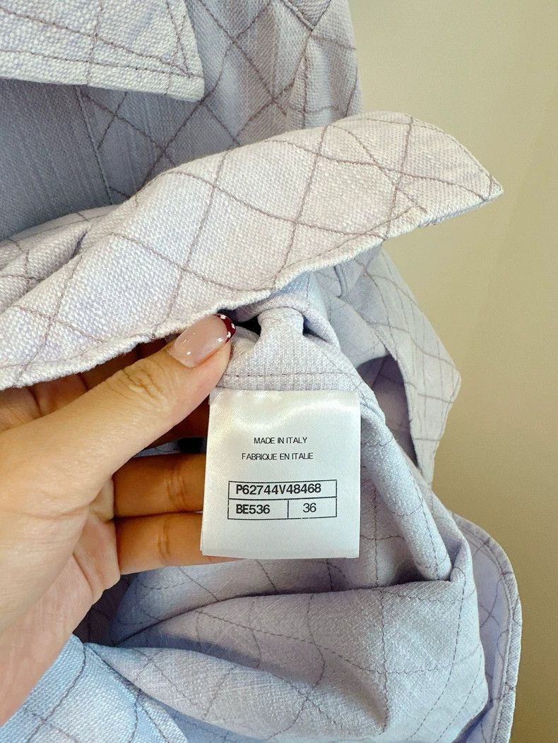 Chanel Chanel Taro purple denim shirt Size XS / US 0-2 / IT 36-38 - 4 Thumbnail
