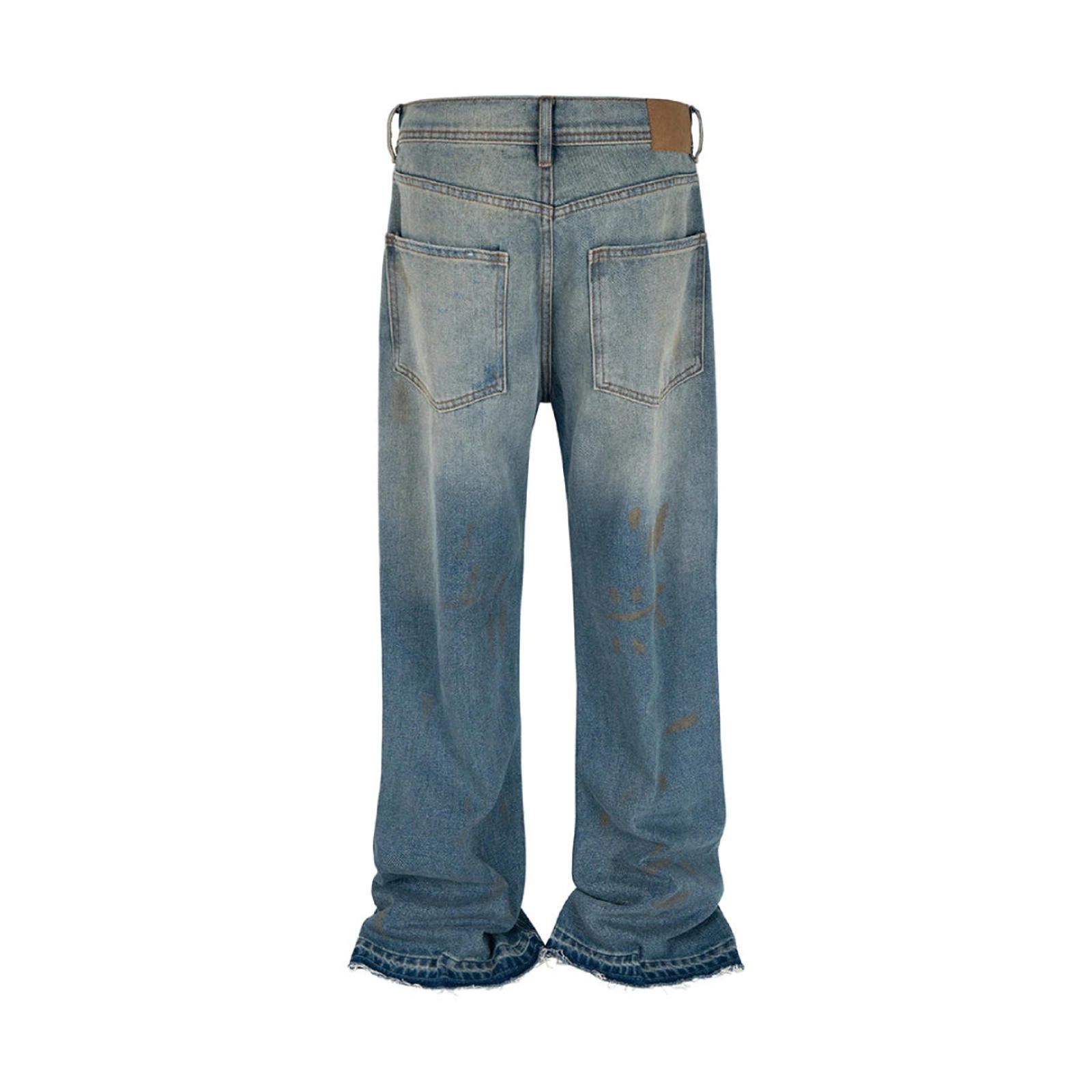 Vintage Distressed Flare Leg Jeans Size US 30 / EU 46 - 5 Thumbnail
