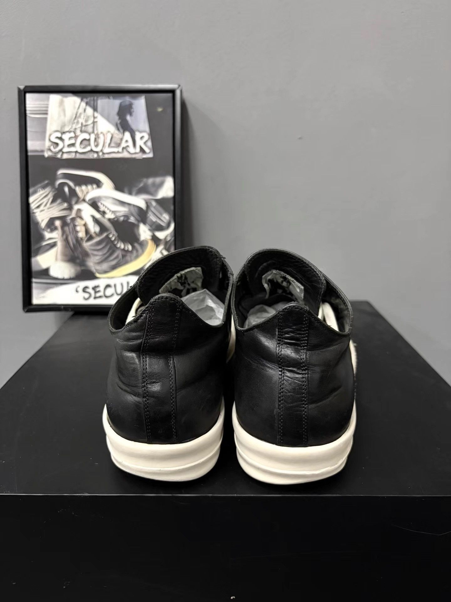 Rick Owens Rick Owens Mainline Leather Sneakers K34 Size US 7.5 / EU 40-41 - 7 Thumbnail