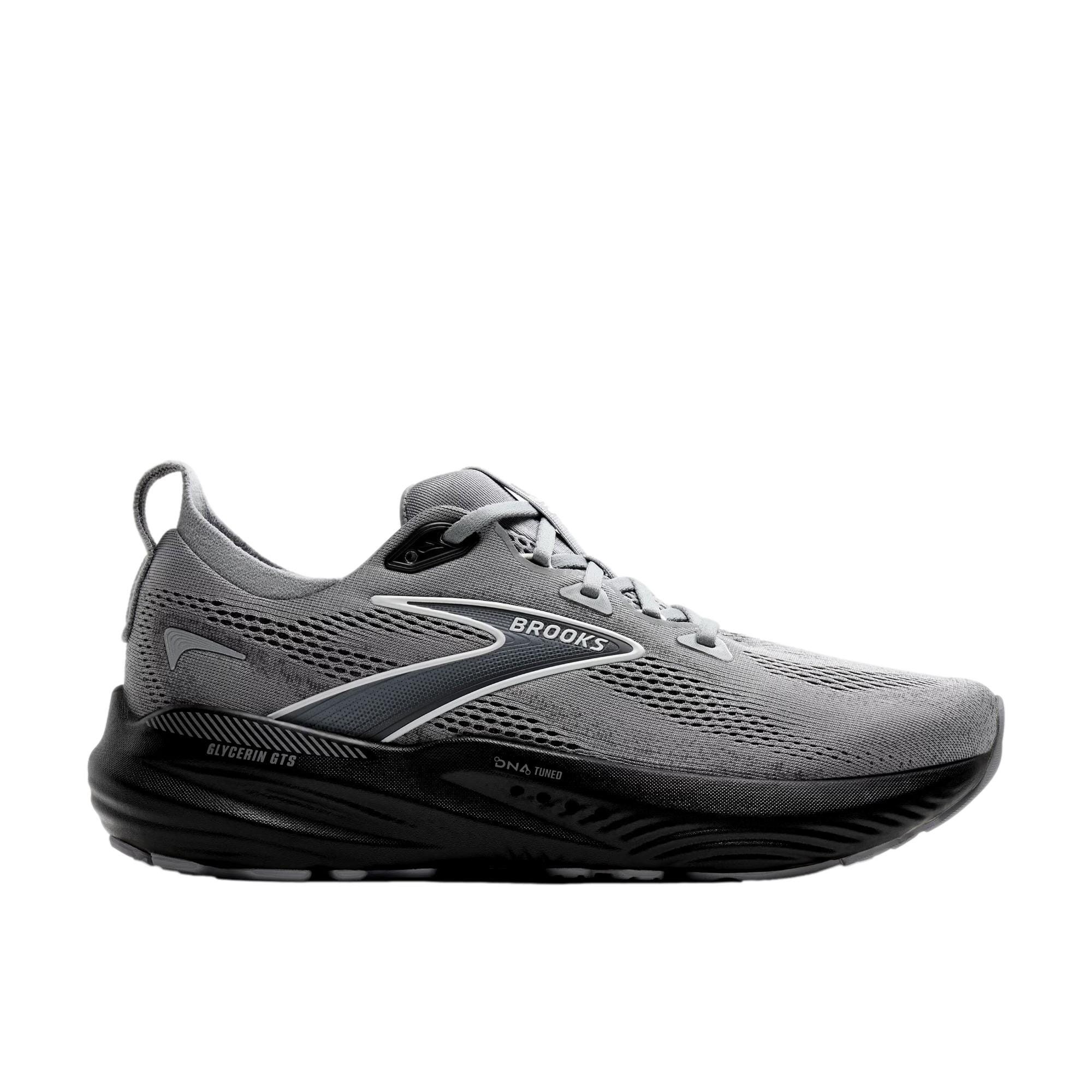 Brooks Glycerin GTS 22 Primer Gray / Ebony / Bluewash 110446 1D 078 Size US 10 / EU 43 - 1 Thumbnail
