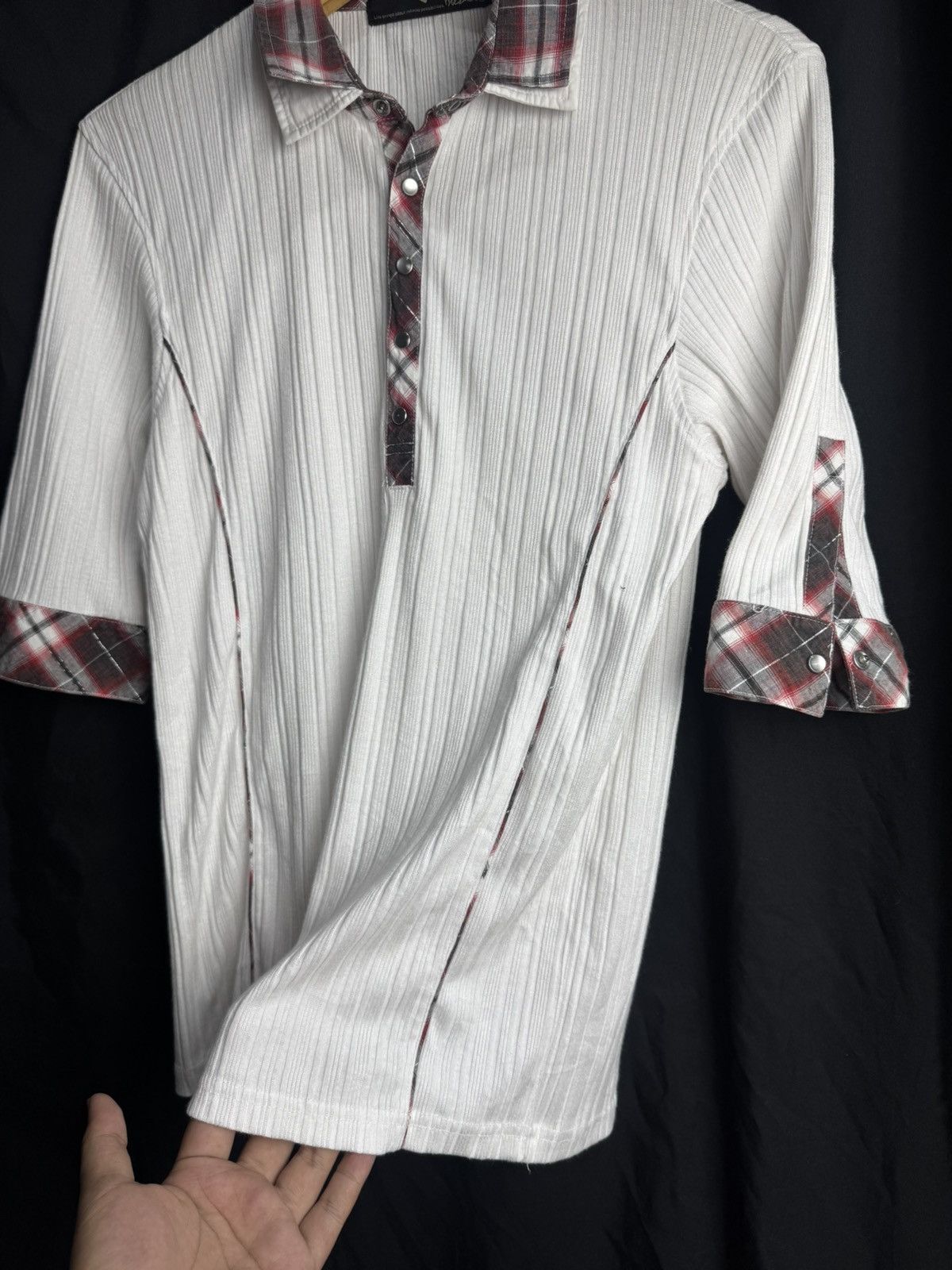 14th Addiction Vkei Mossimo Double Collar Half Button Poloshirt Size US M / EU 48-50 / 2 - 3 Thumbnail
