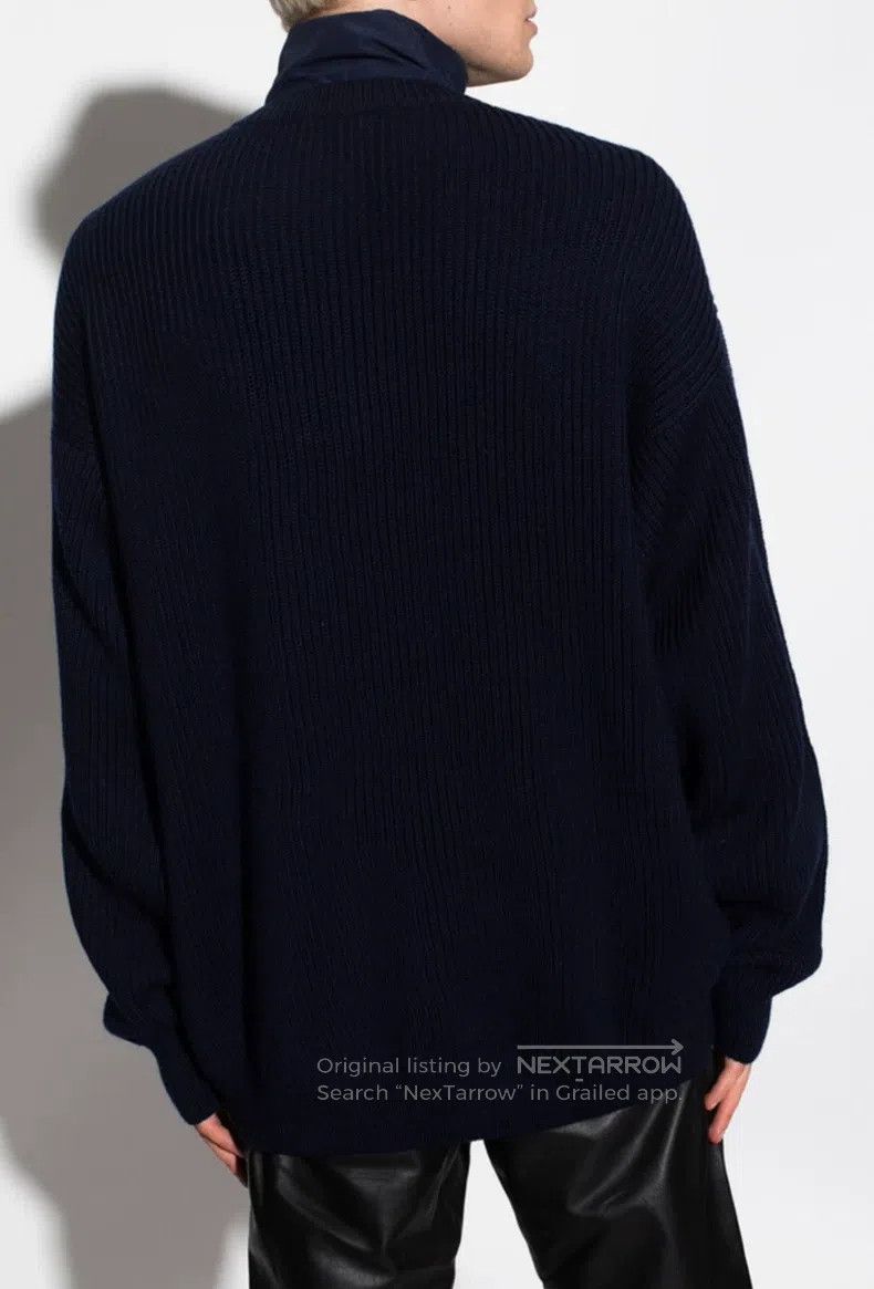Balenciaga Balenciaga Logo Half-Zip Knit Sweater Size US XS / EU 42 / 0 - 5 Thumbnail