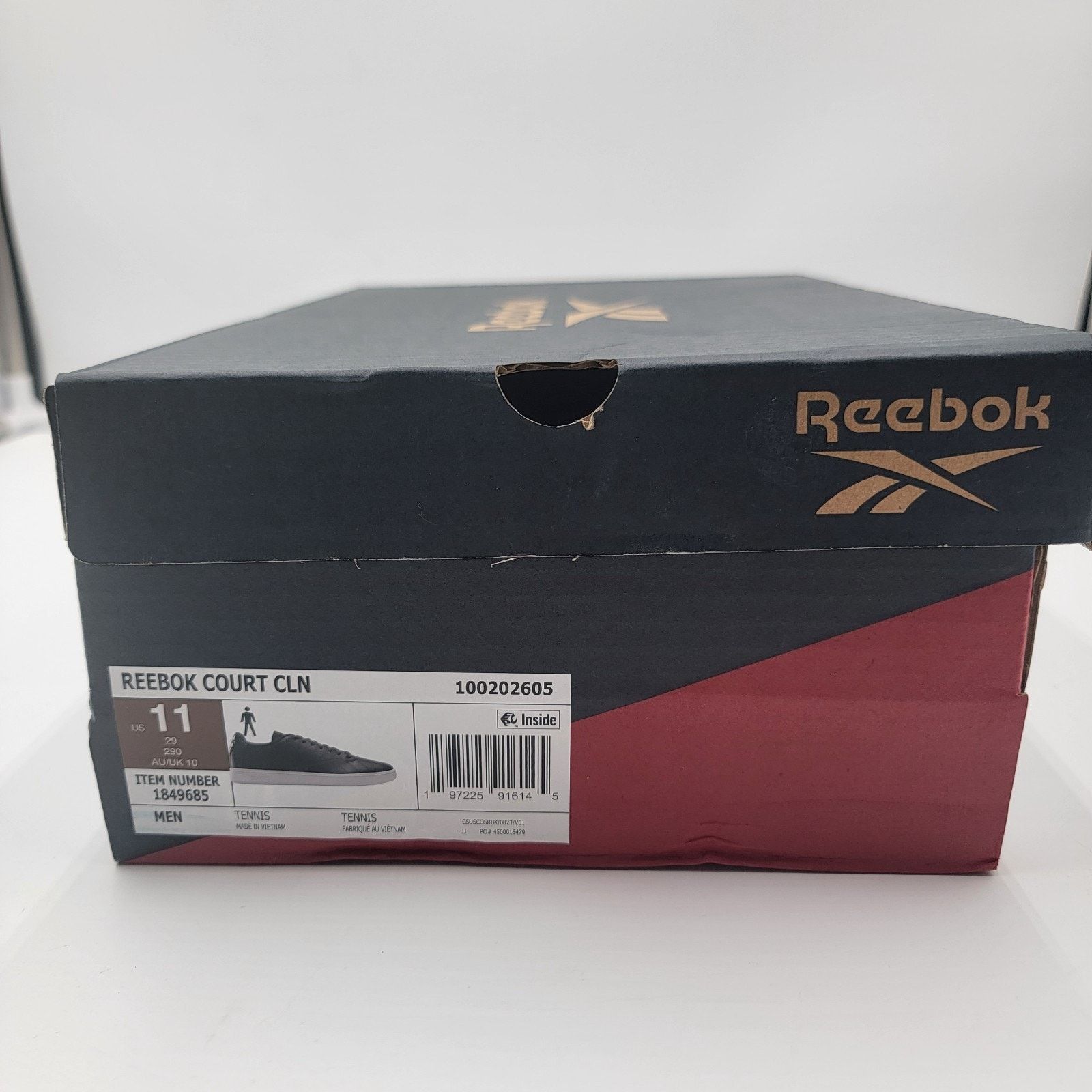 Reebok Mens Reebok Size 11 M / COURT Clean / Green-White / Sneakers Size US 11 / EU 44 - 9 Thumbnail
