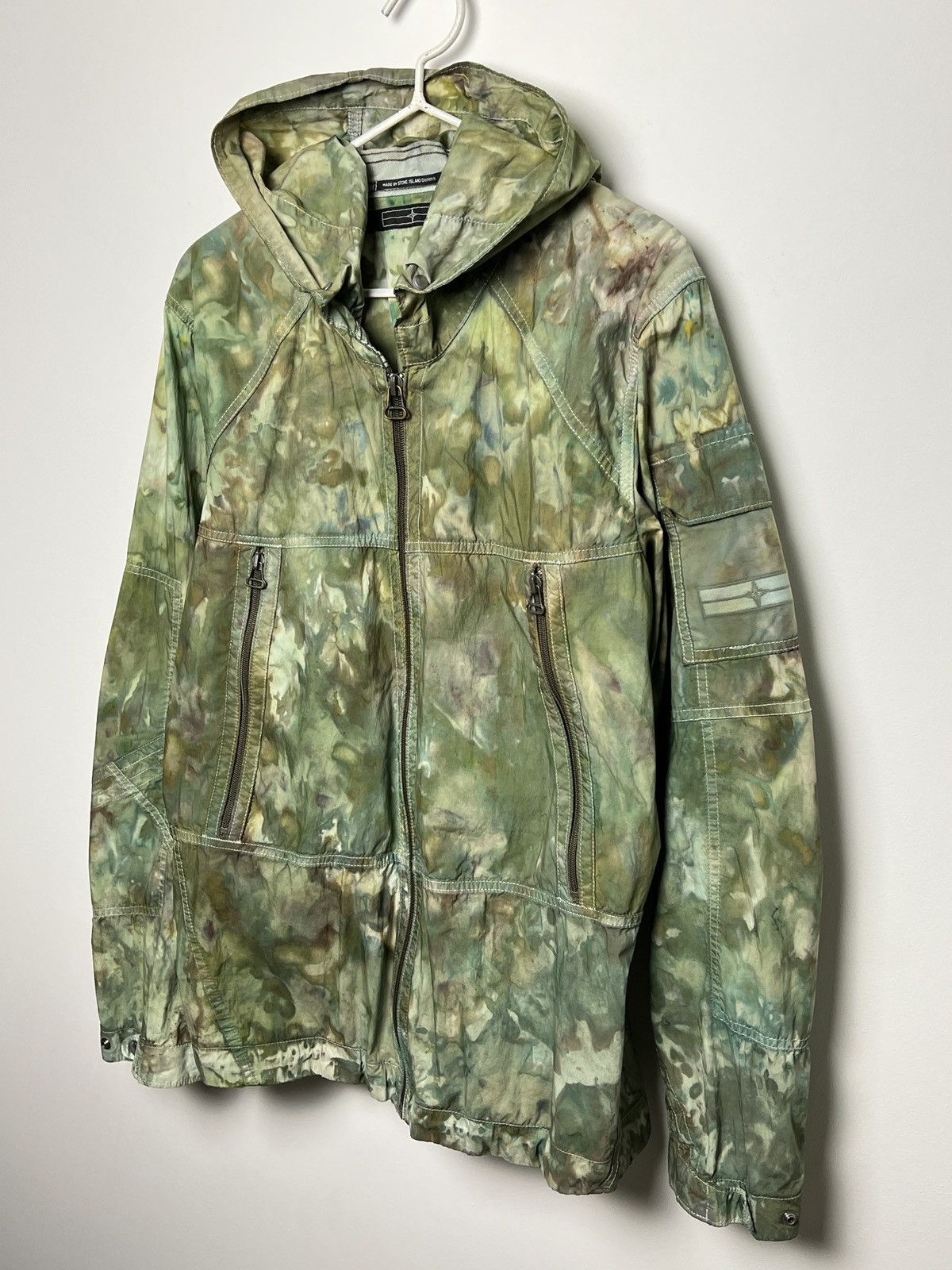 Stone Island stone island camo jacket y2k tie dye m-l Size US M / EU 48-50 / 2 - 3 Thumbnail