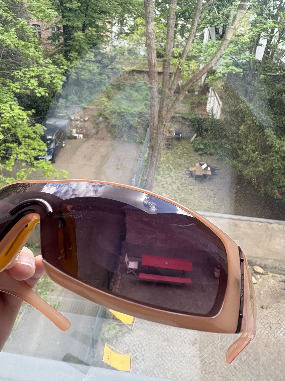 Gucci Gucci Shield GG 1549/S Wraparound Sunglasses Size ONE SIZE - 12 Thumbnail