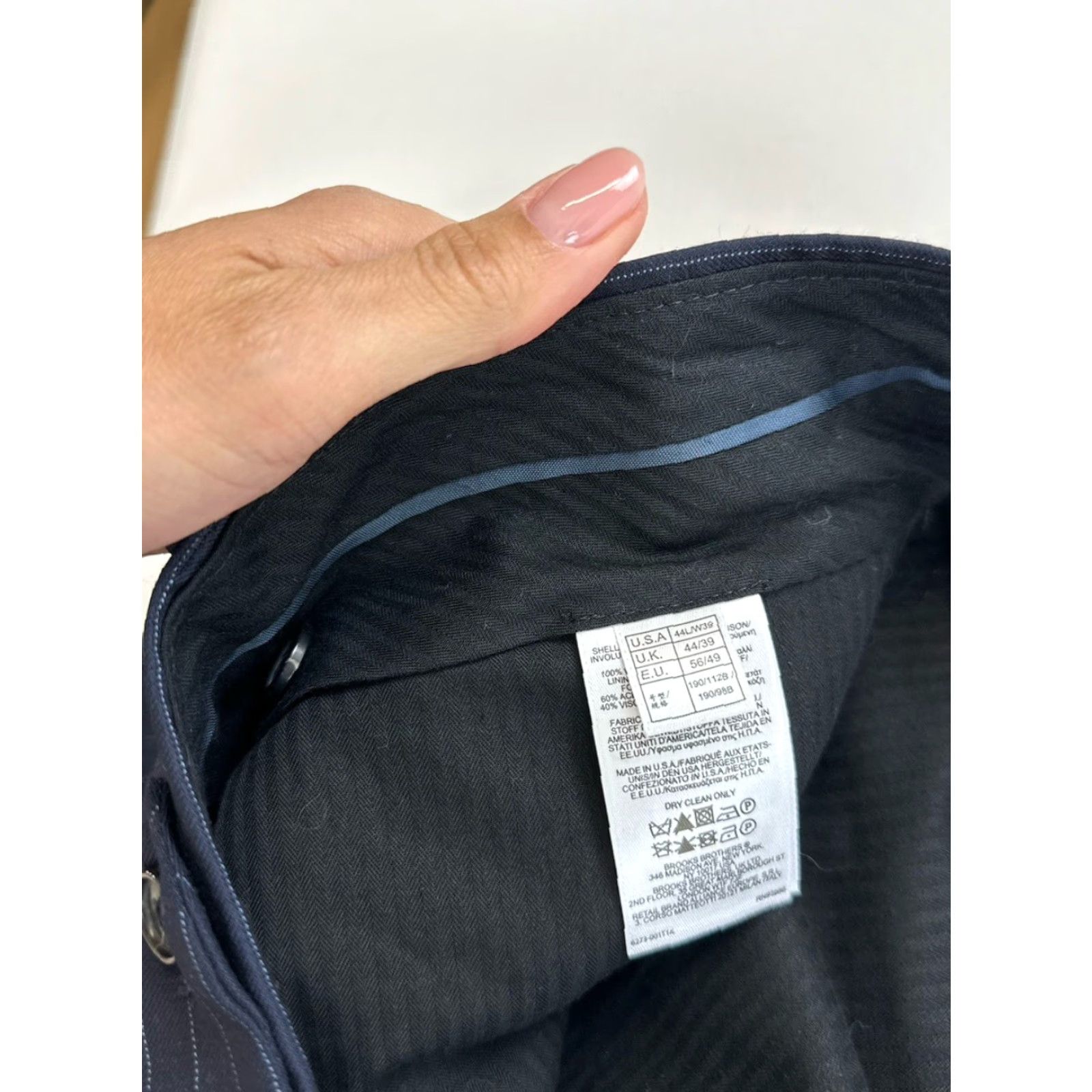 Brooks Brothers VINTAGE Brooks Brothers Madison Dress Pants Men's 38x33 Wool Twill Cuffed Regression For Business Casual Formal Size US 38 / EU 54 - 4 Thumbnail