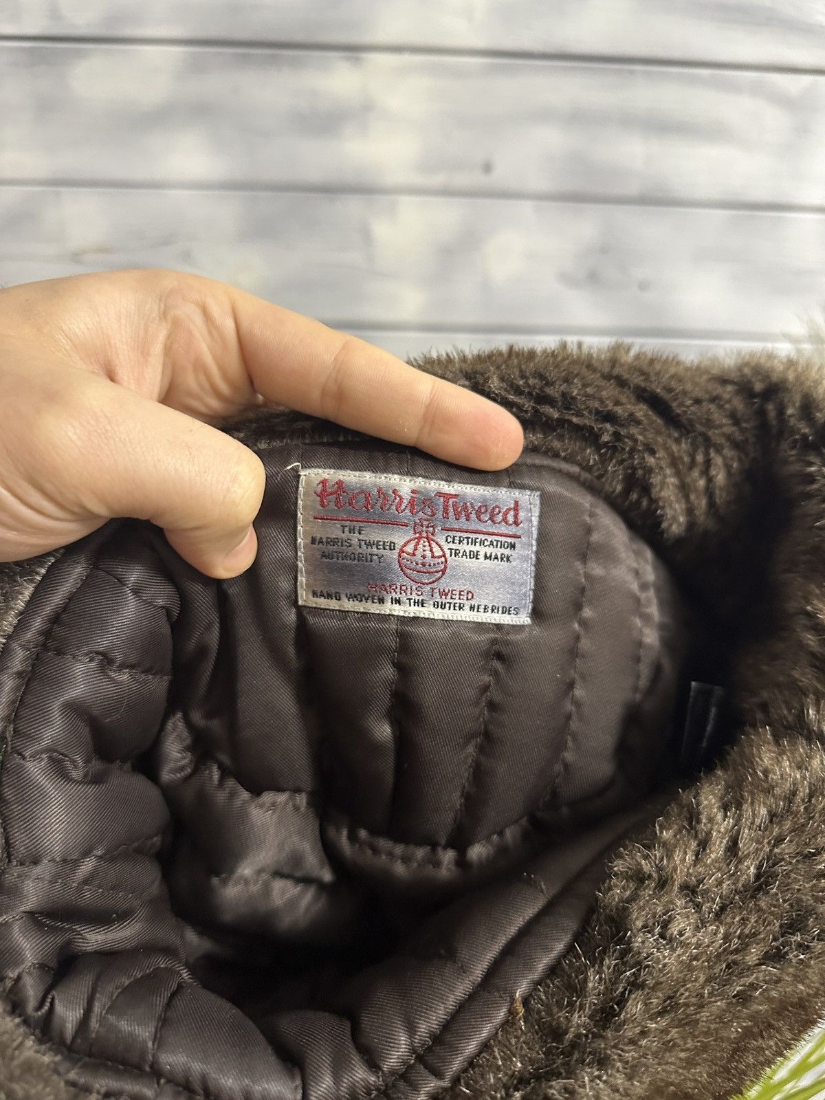 Harris Tweed Rare Hat Harris Tweed Fair Fur Fuzzi Style Y2K Size ONE SIZE - 8 Thumbnail