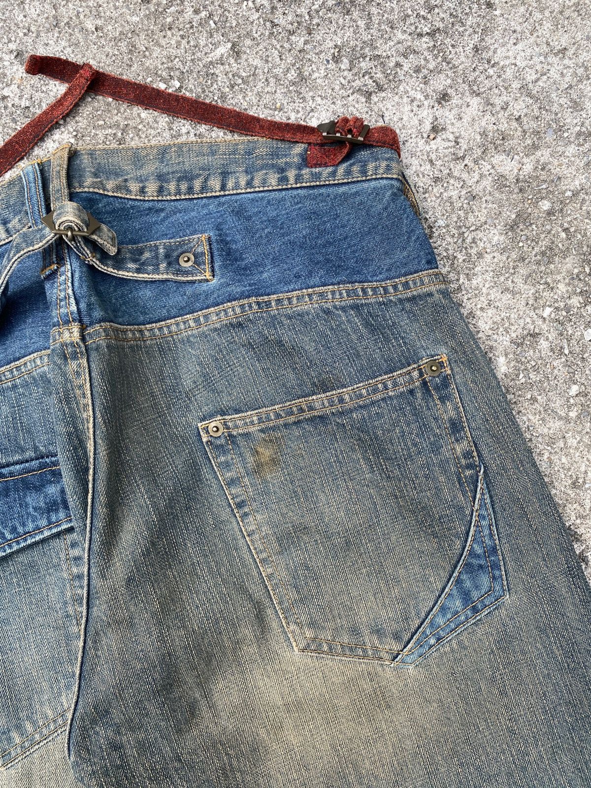 Japanese Brand Shapel Japan Rusty Distressed Denim Size US 32 / EU 48 - 14 Thumbnail