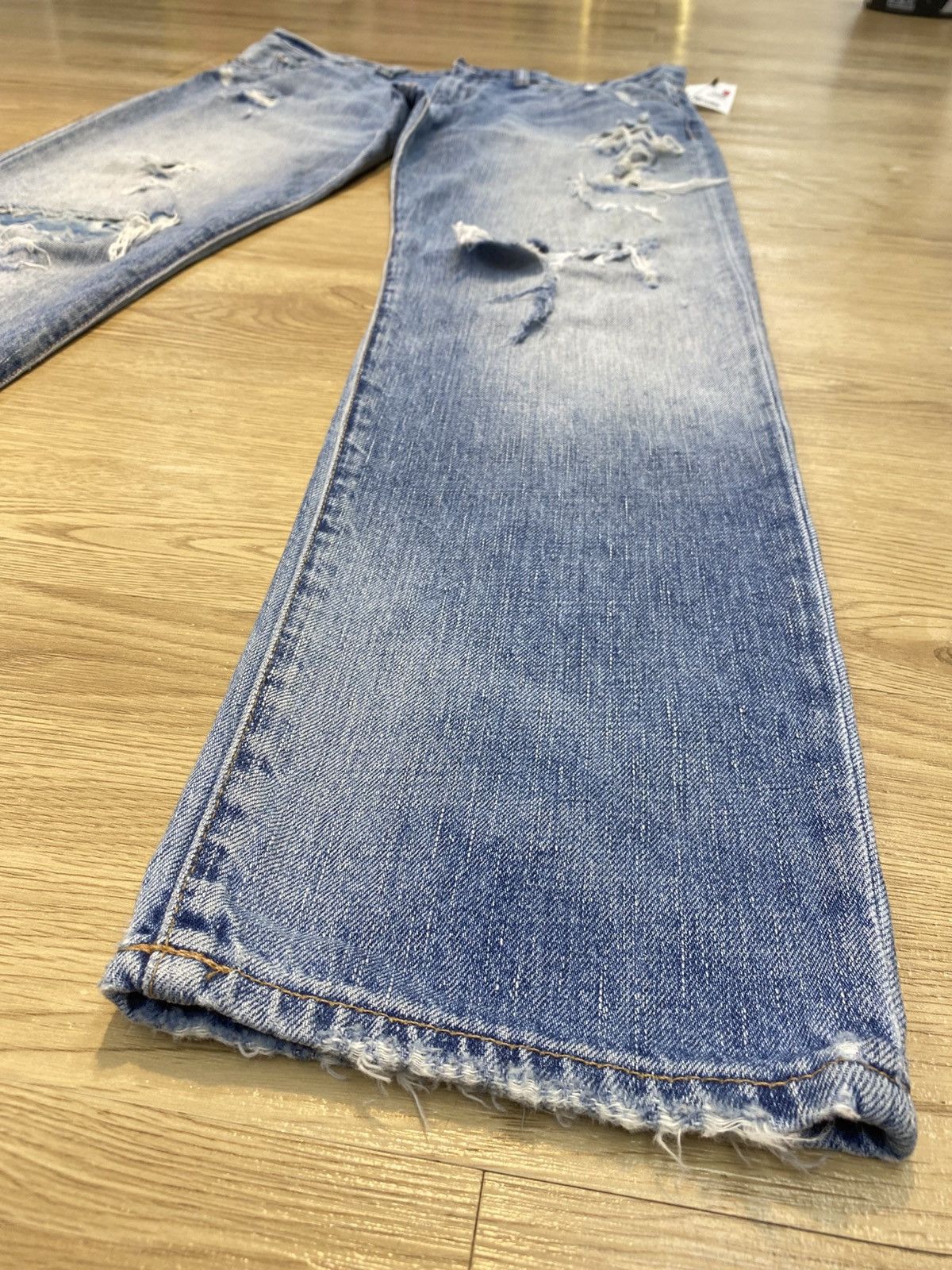 Ralph Lauren Ralph Lauren Blue Wash Style Distress Jeans Size US 34 / EU 50 - 6 Thumbnail