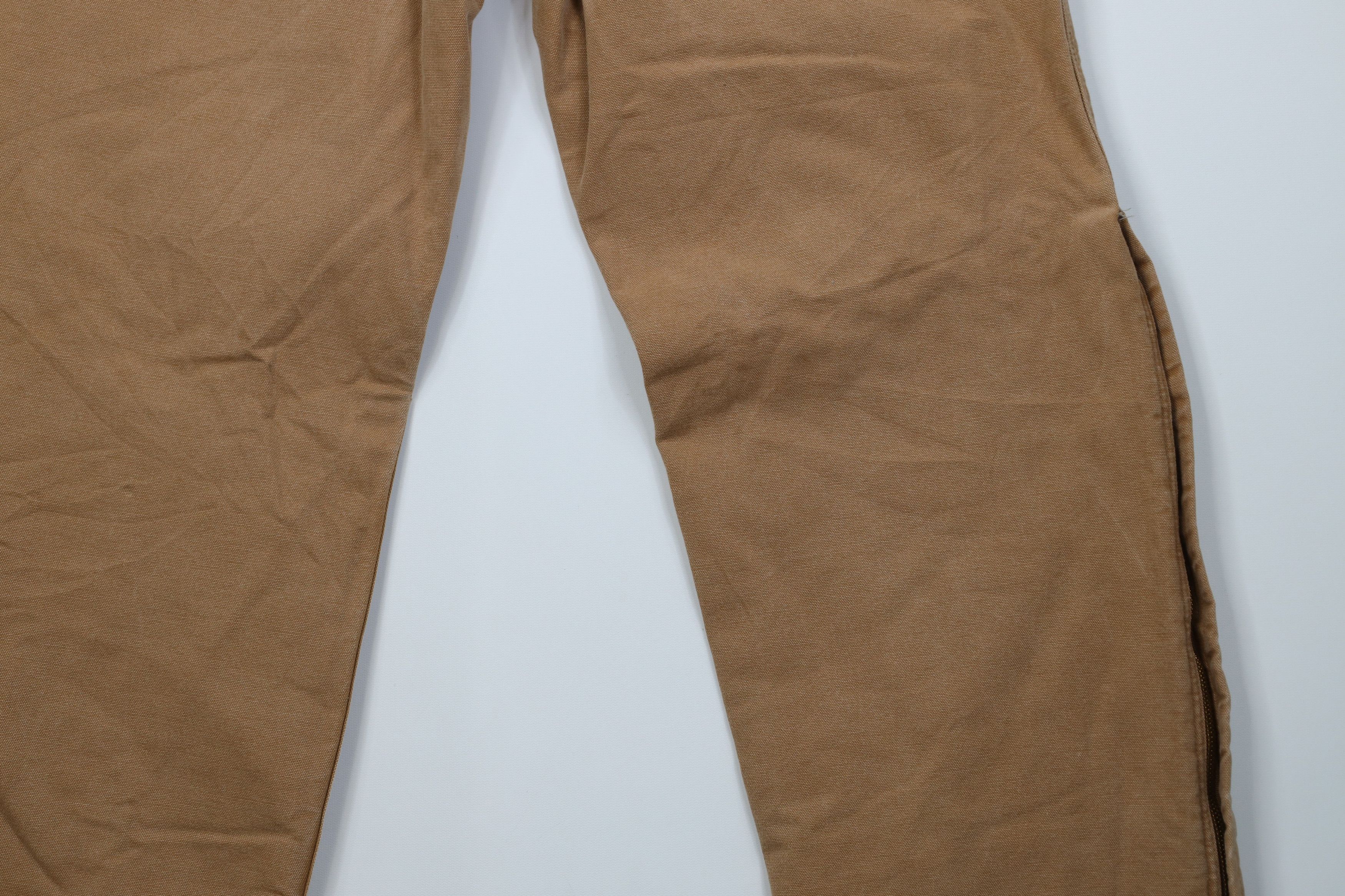 Carhartt Vintage 90s Carhartt Canvas Wide Leg Pants Duck Brown USA Size US 38 / EU 54 - 14 Thumbnail