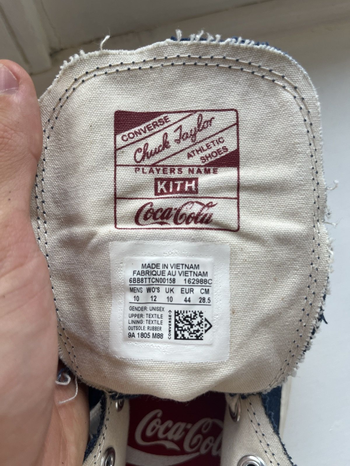 Converse Kith x Converse x Coca Coca Chuck 70 Navy - Size 10 Size US 10 / EU 43 - 7 Thumbnail