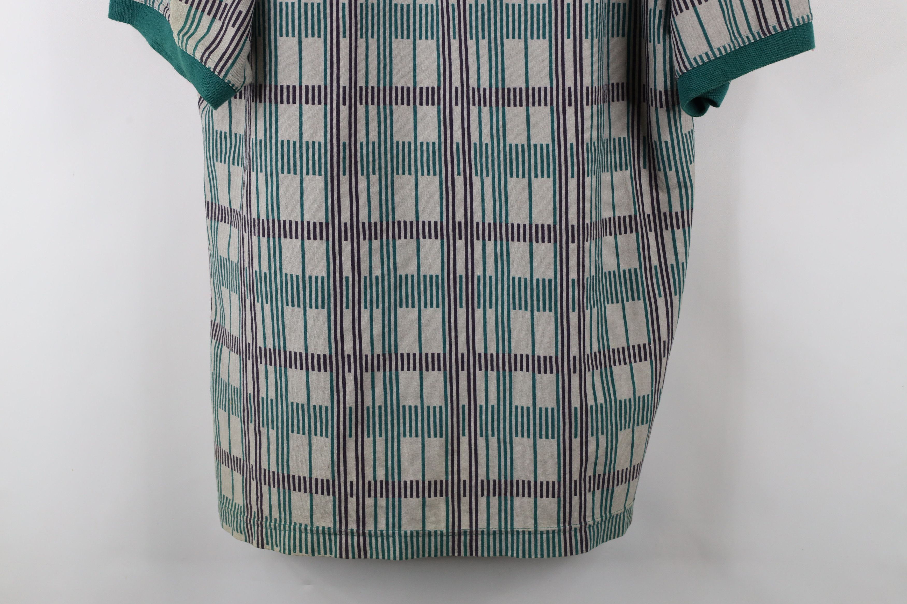 Vintage Vintage 90s Streetwear Short Sleeve Henley Ringer T-Shirt Size US L / EU 52-54 / 3 - 3 Thumbnail