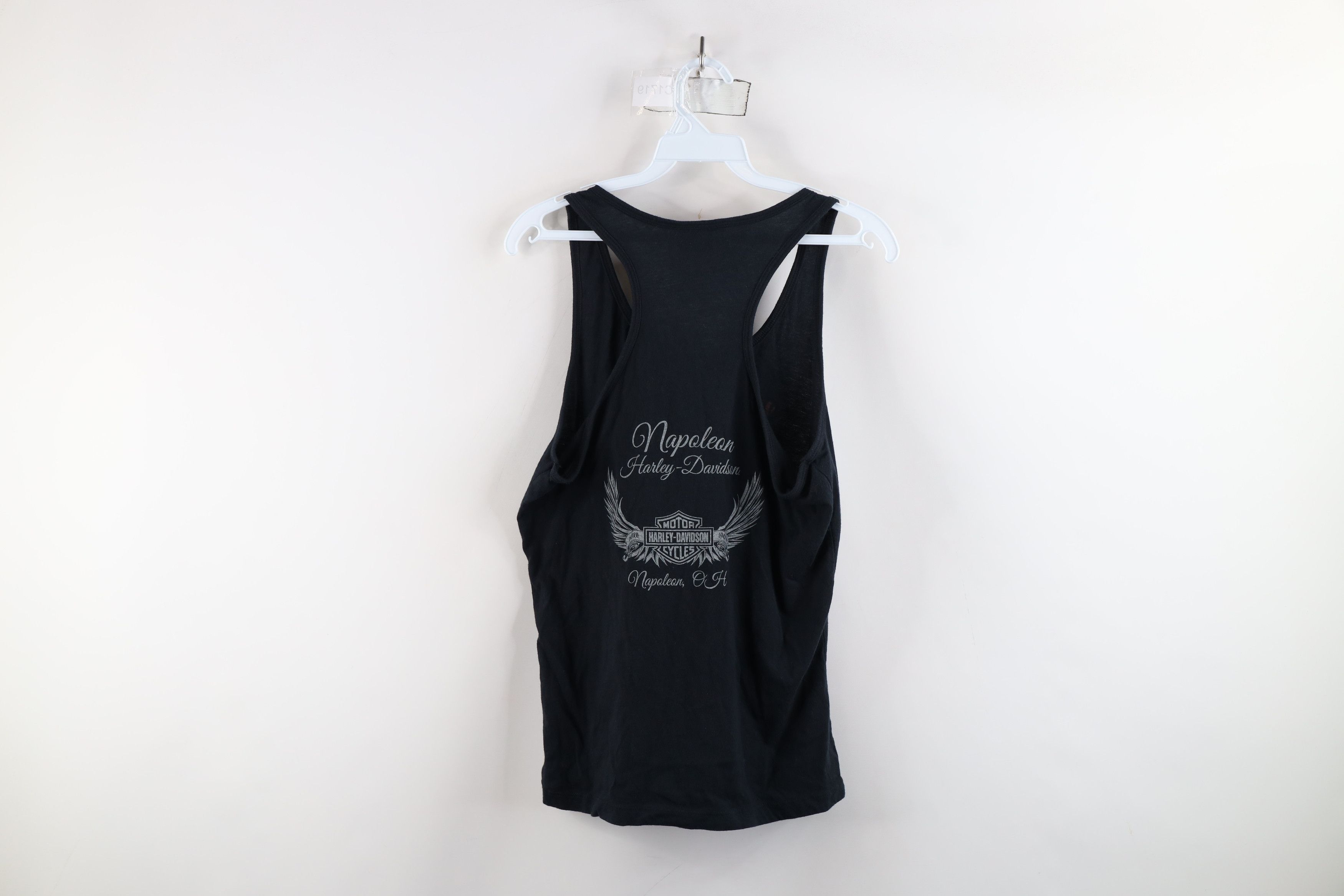 Harley Davidson × Vintage Vintage Y2K Harley Davidson Eagle Tank Top T-Shirt Black Size M / US 6-8 / IT 42-44 - 11 Thumbnail
