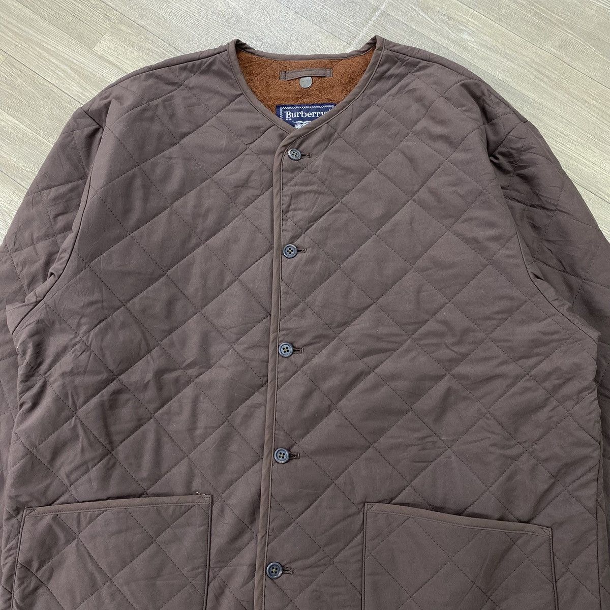 Burberry Vintage Burberrys Quilted Liner Jacket Winter Brown Luxury Size US M / EU 48-50 / 2 - 2 Thumbnail