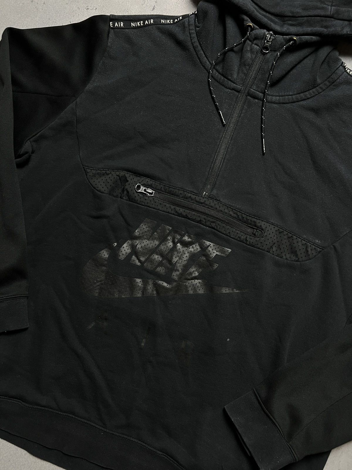 Nike Nike Vintage Half-Zip Anorak Hoodie center logo Travis Style Size US XL / EU 56 / 4 - 5 Thumbnail