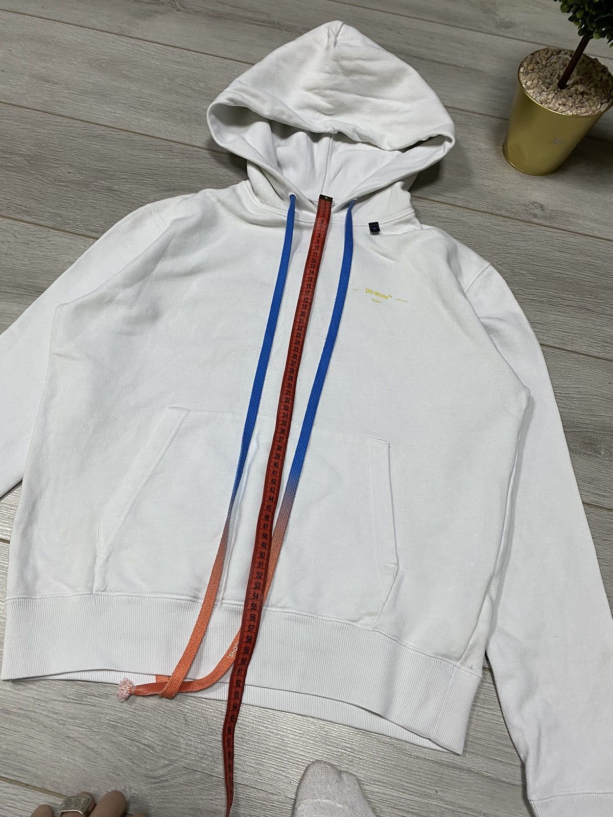 Off-White Off-White acrylic arrow hoodie Size US S / EU 44-46 / 1 - 14 Thumbnail