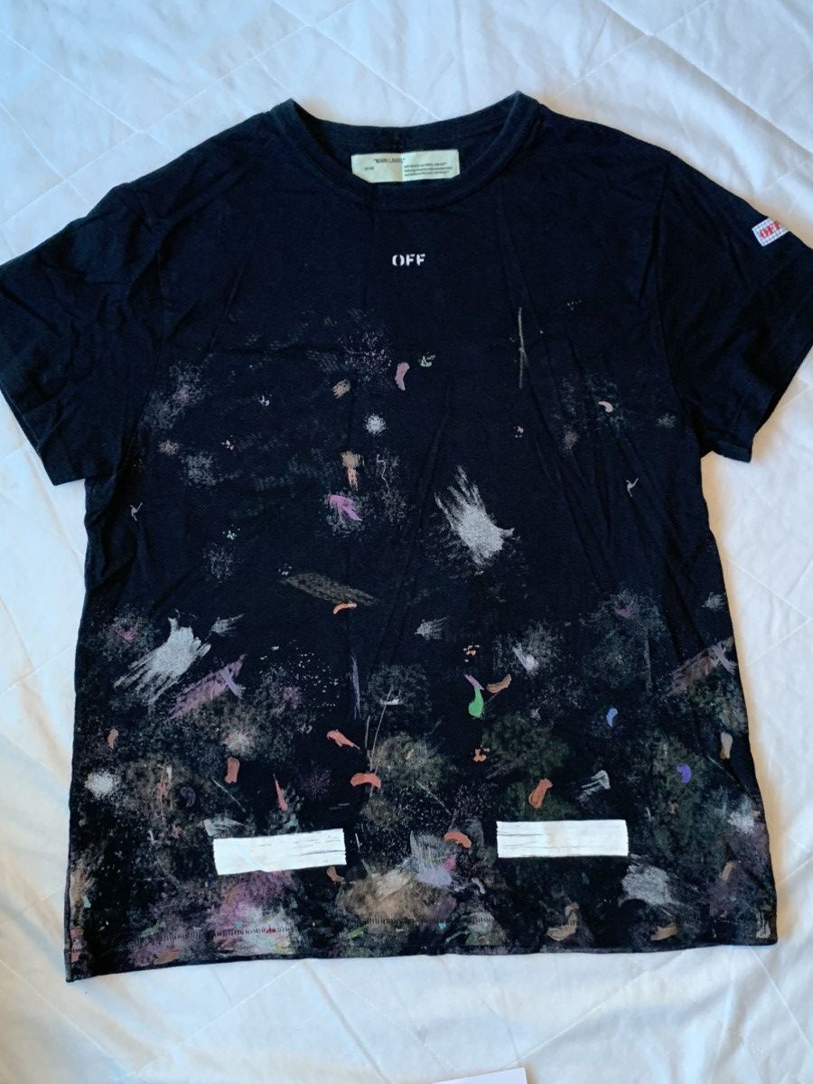 Off-White OFF-WHITE Galaxy Tshirt | Grailed