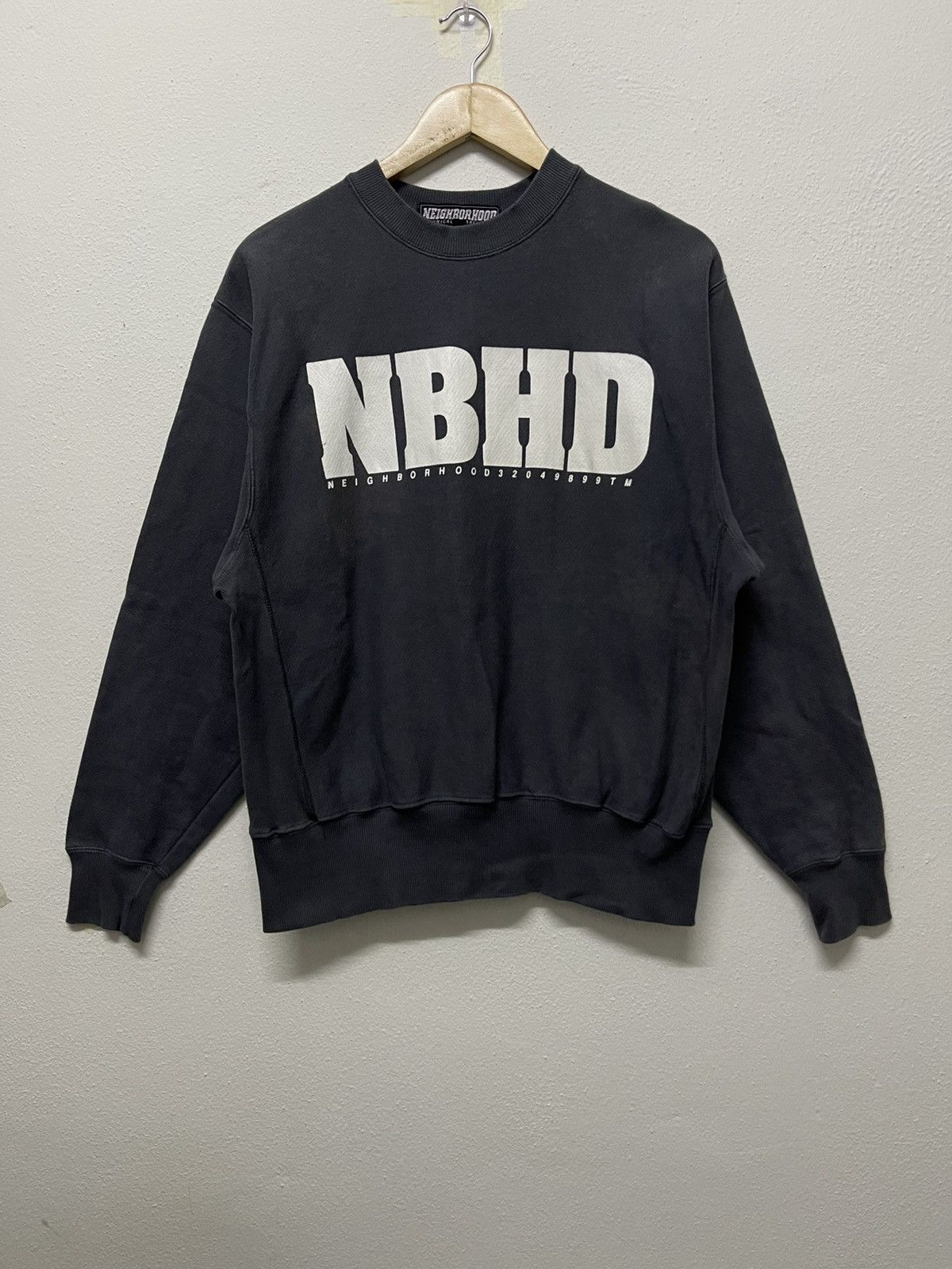 Japanese Brand × Neighborhood × Vintage 90s NEIGHBORHOOD SWEATSHIRT SUN FADED Size US M / EU 48-50 / 2 - 1 Thumbnail
