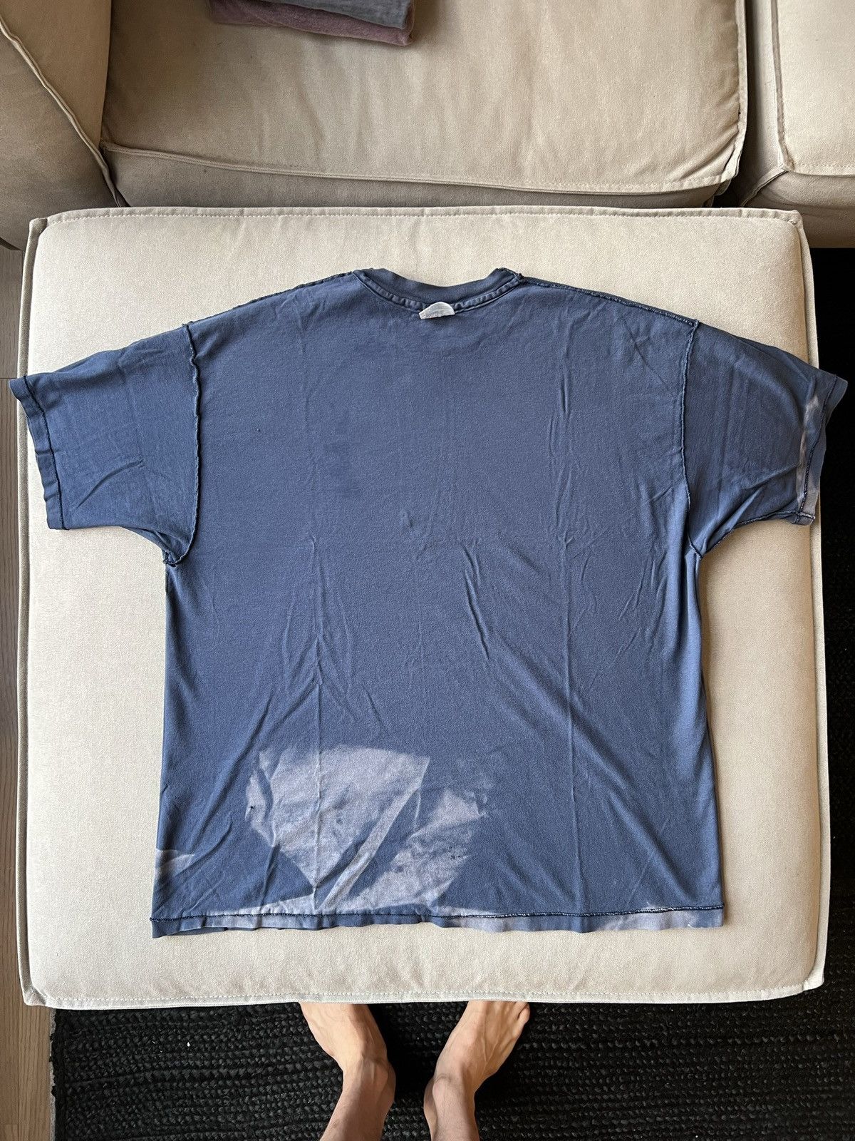 Vintage Sunfaded Navy Tee — Natural Arc Fade Size US M / EU 48-50 / 2 - 4 Thumbnail