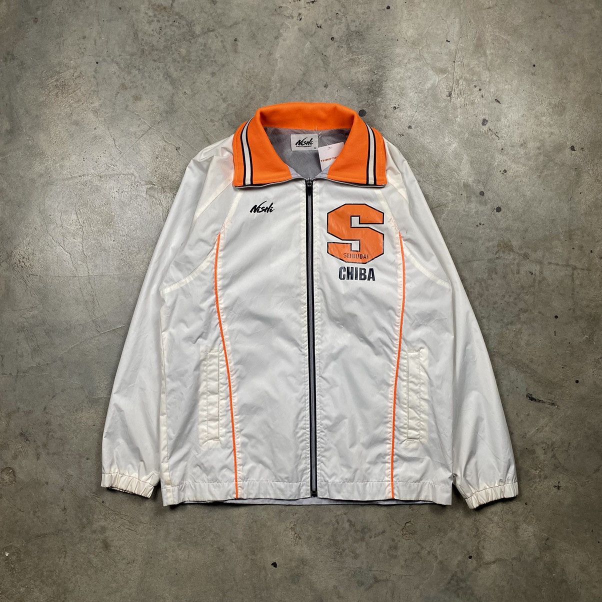 Japanese Brand × Vintage 90s Nishi Seibudai Chiba Athletic Jacket Size US L / EU 52-54 / 3 - 1 Thumbnail