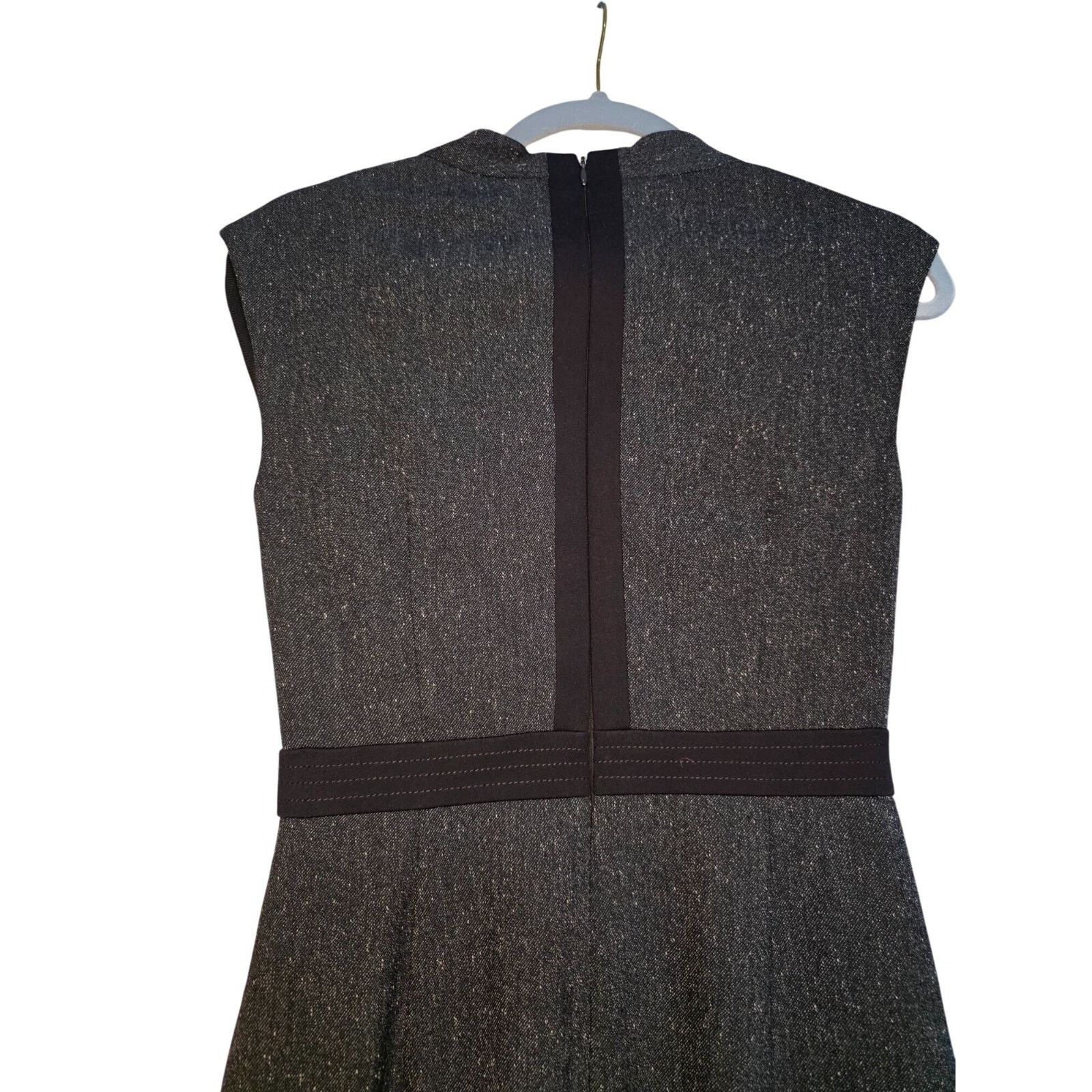 ANTONIO MIRO Antonio Melani Womens Metallic Gray & Black Dress size 2 Size XS / US 0-2 / IT 36-38 - 12 Thumbnail