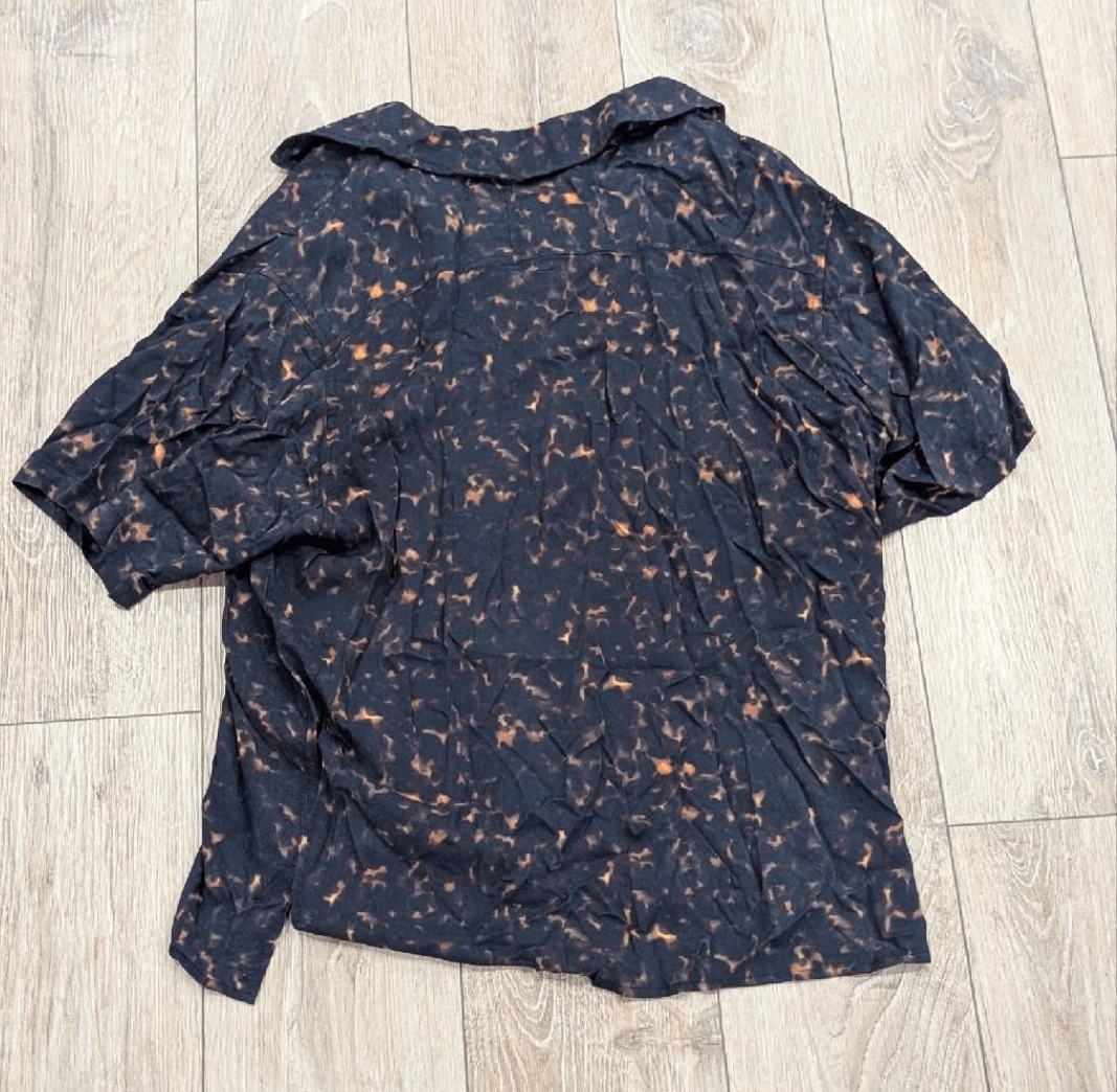 Rhude RHUDE Tortoise Print SS Button Up Camp Shirt Black Large Size US L / EU 52-54 / 3 - 3 Thumbnail