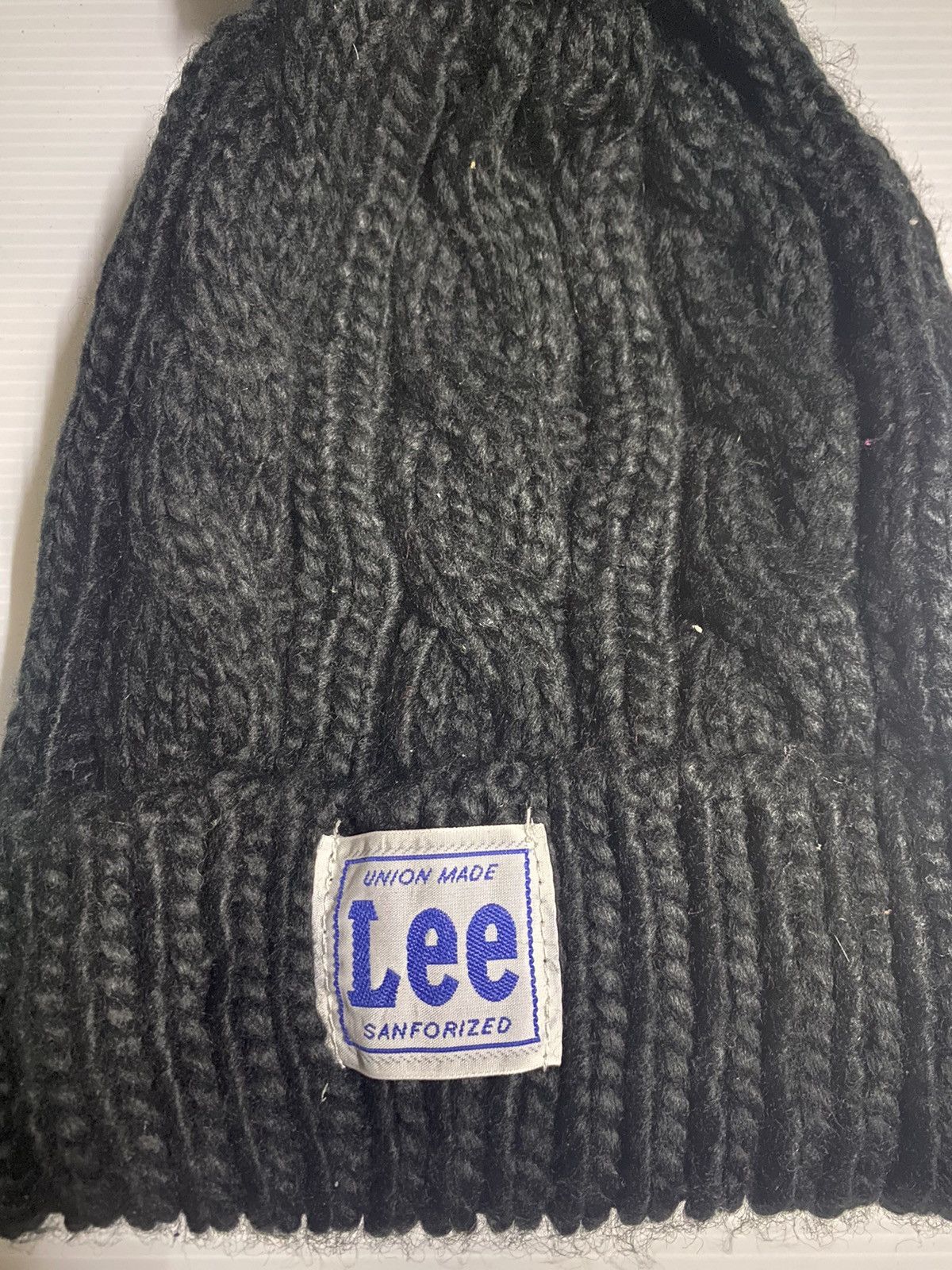 Lee Vintage Lee Knitted Beanie Hat Size ONE SIZE - 2 Thumbnail