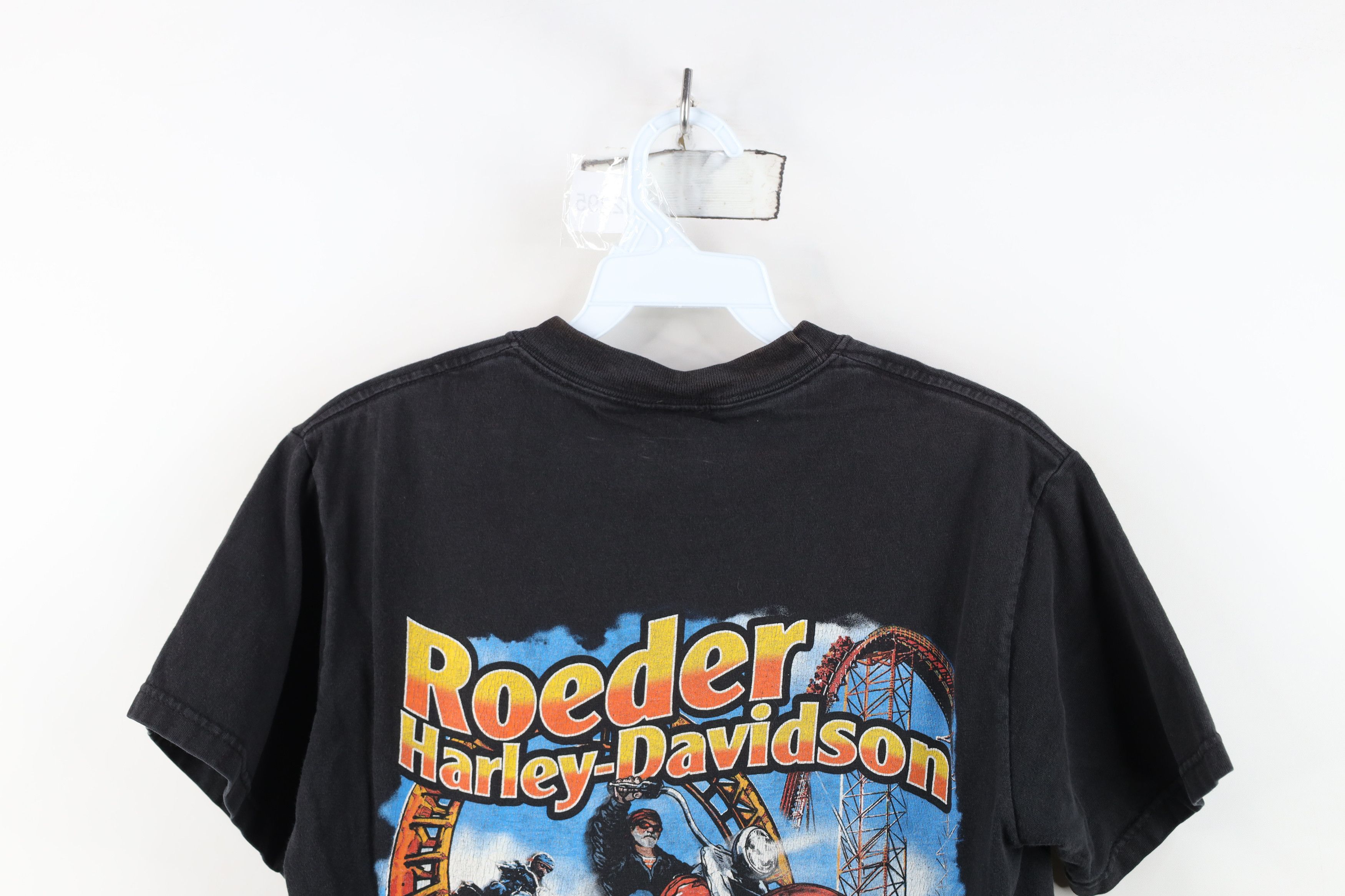 Harley Davidson Vintage Y2K Harley Davidson Up And Ride T-Shirt Black USA Size US S / EU 44-46 / 1 - 13 Thumbnail