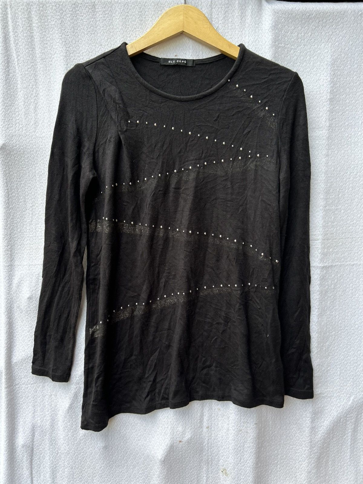 If Six Was Nine × Japanese Brand × Le Grande Bleu (L.G.B.) Bluepepe japanese knitwear studded gothic styled Size US M / EU 48-50 / 2 - 1 Thumbnail