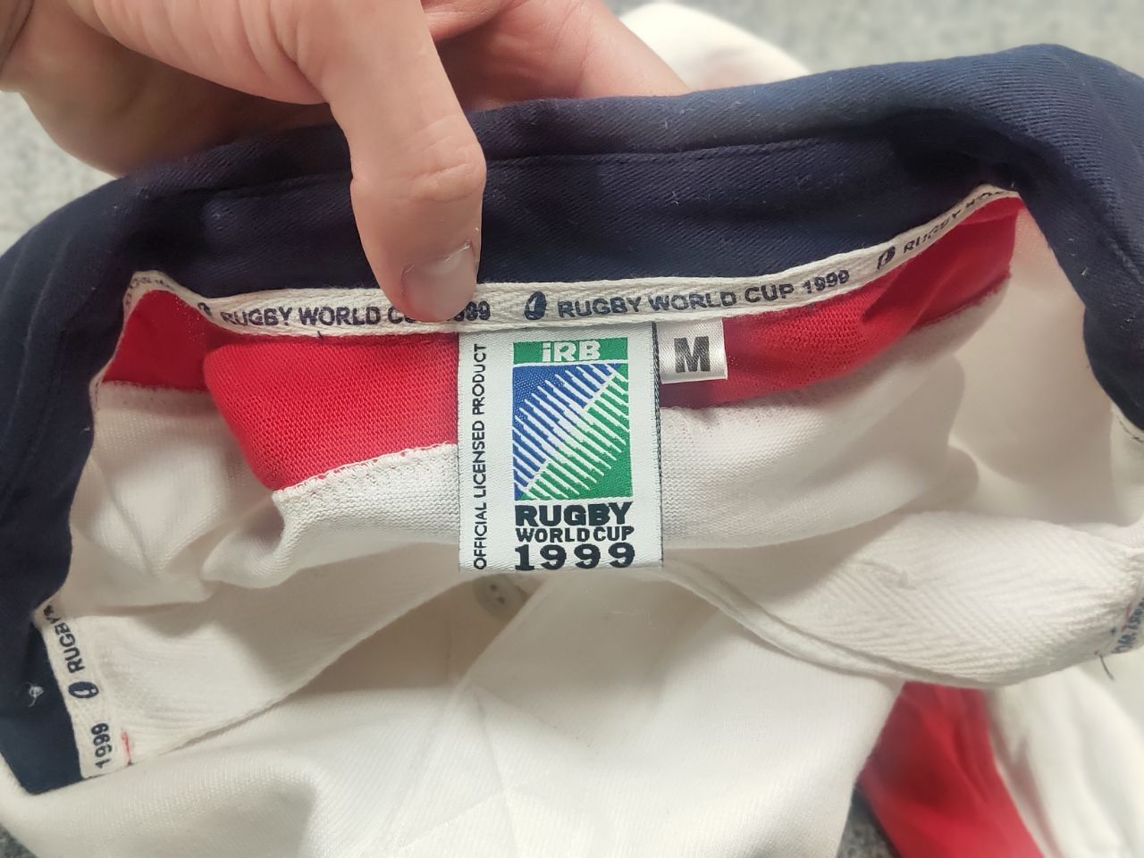 Vintage Vintage England 1999 Rugby World Cup Long sleeve jersey Size US M / EU 48-50 / 2 - 15 Thumbnail