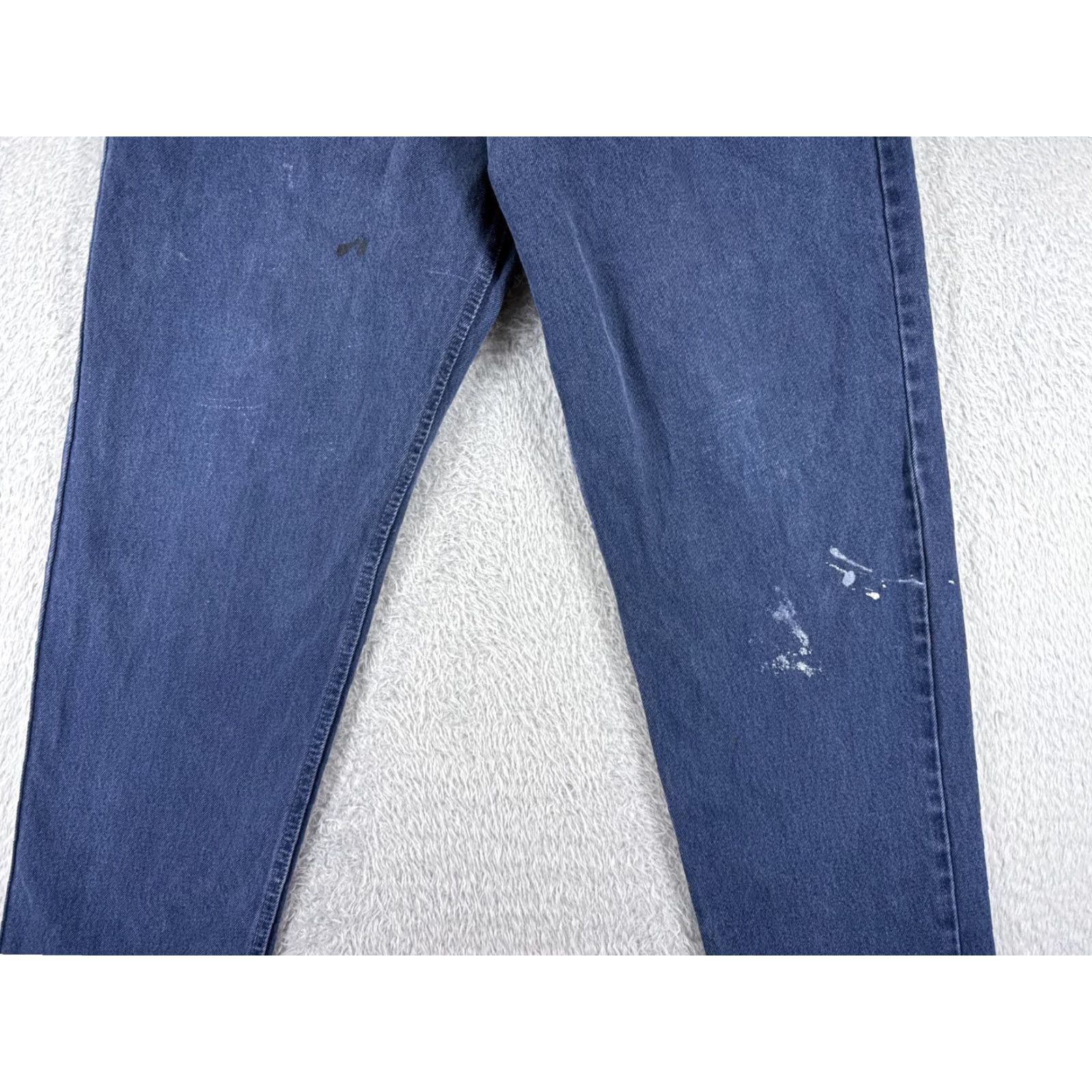 Lee VINTAGE Guess Pants Men 36 Blue Denim Pant US Made 90's High Waist Tapered 31x31 Size US 36 / EU 52 - 3 Thumbnail