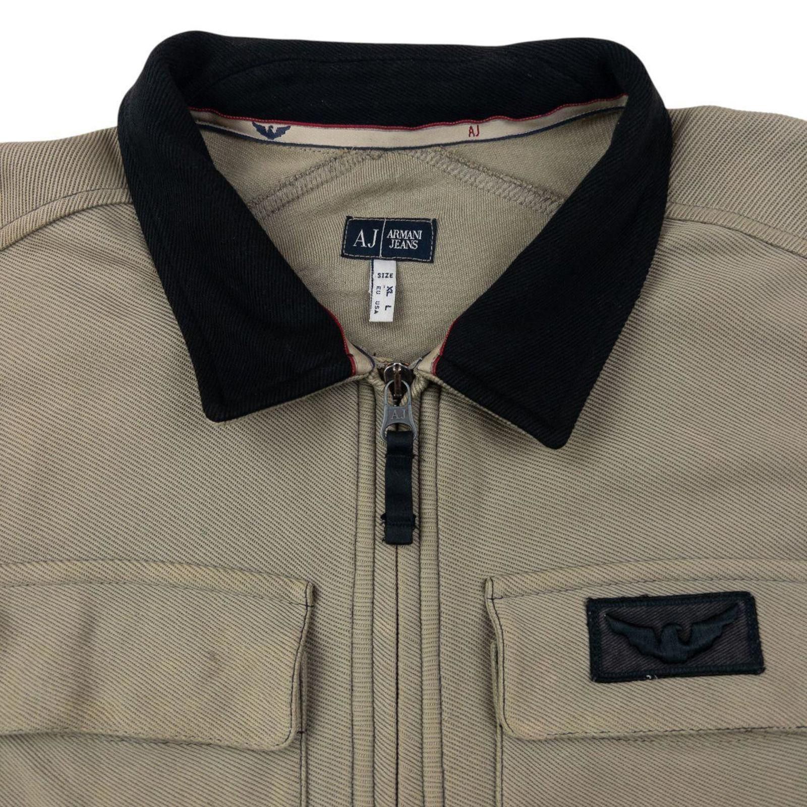 Other Vintage 2000s Armani Jeans Zip Up Jacket Size XL Size US XL / EU 56 / 4 - 3 Thumbnail