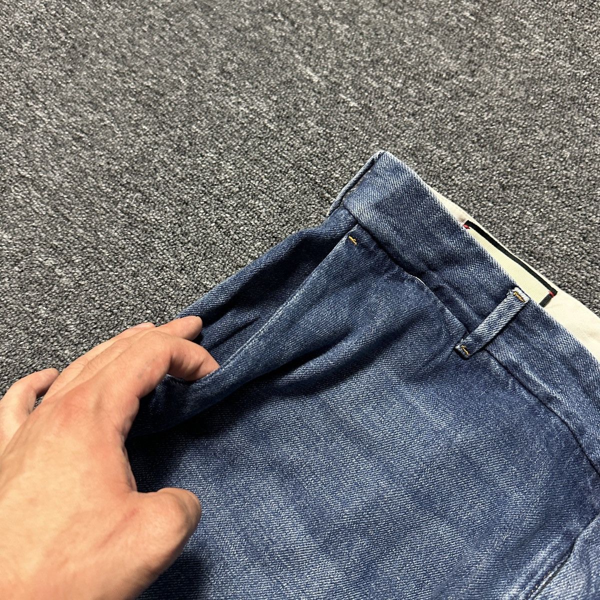 Gucci Gucci Logo Emboidered blue Jeans Size US 36 / EU 52 - 4 Thumbnail