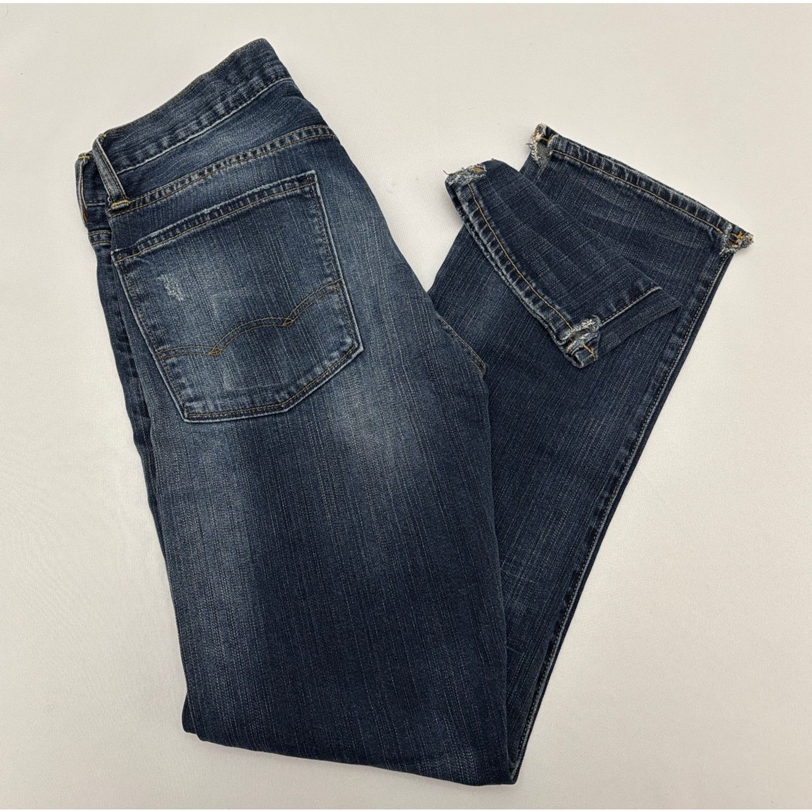 American Eagle Outfitters AMERICAN EAGLE Women’s 30x30 Distressed Slim Fit Jeans Size 30" / US 8 / IT 44 - 2 Thumbnail