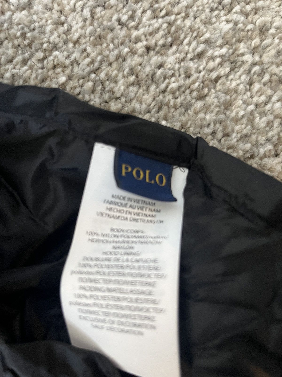 Polo Ralph Lauren Polo Ralph Lauren Black Snow Beach Poncho One Size Size US XXL / EU 58 / 5 - 3 Thumbnail