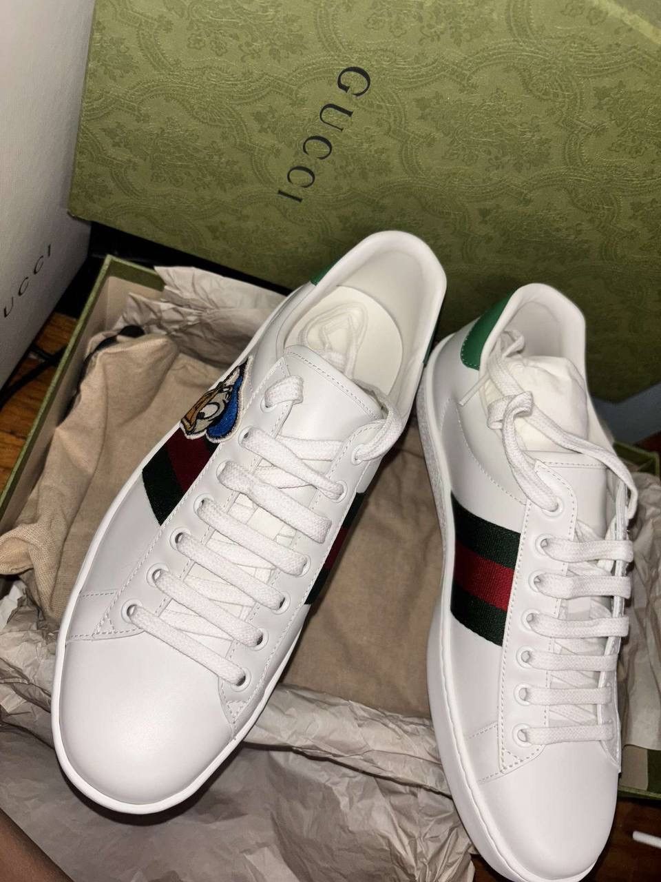 Gucci Gucci ace x Disney Donald Duck Size US 6.5 / EU 39-40 - 1 Thumbnail