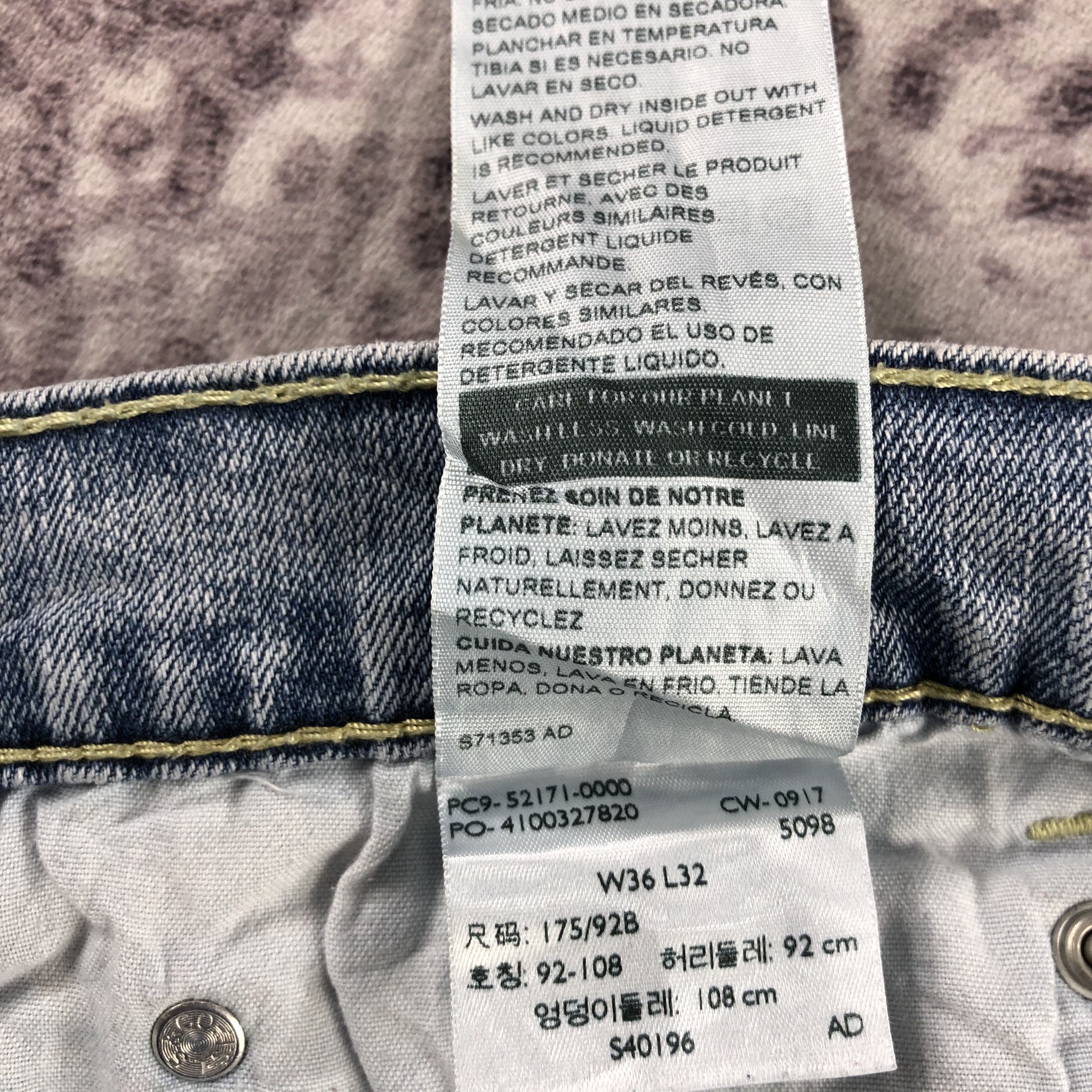 Levi's × Vintage Vintage Blue Wash Levis Jeans-JM2944 Size US 36 / EU 52 - 13 Thumbnail